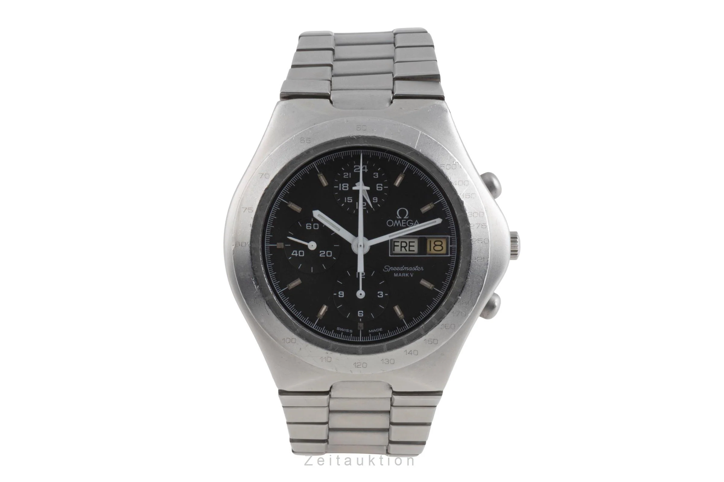 Omega Speedmaster chronograph steel automatic men's watch 376.0806  [2503961] - Image 5