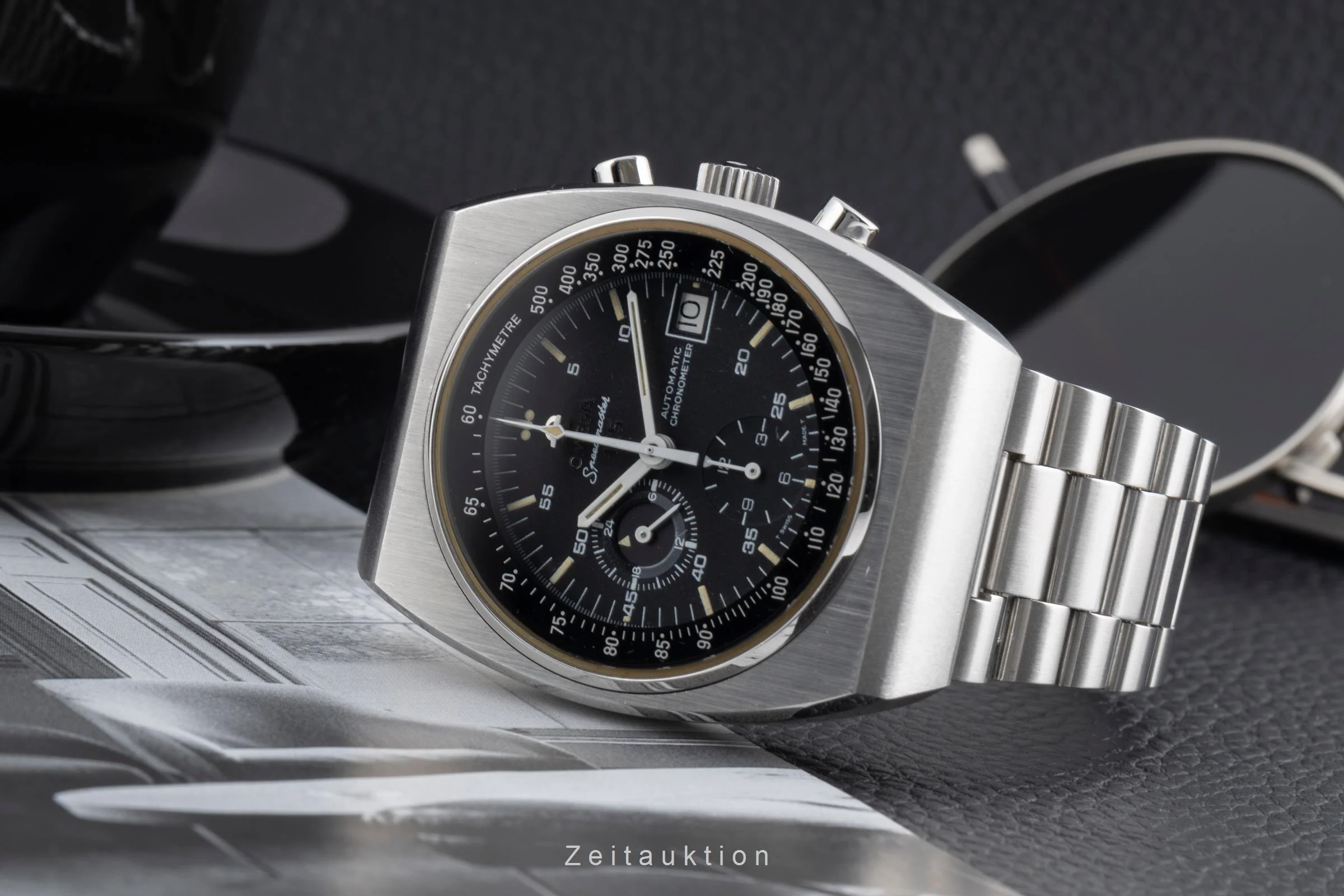 Omega Speedmaster chronograph steel automatic men's watch 378.0801 Vintage  [2502776] - Image 3