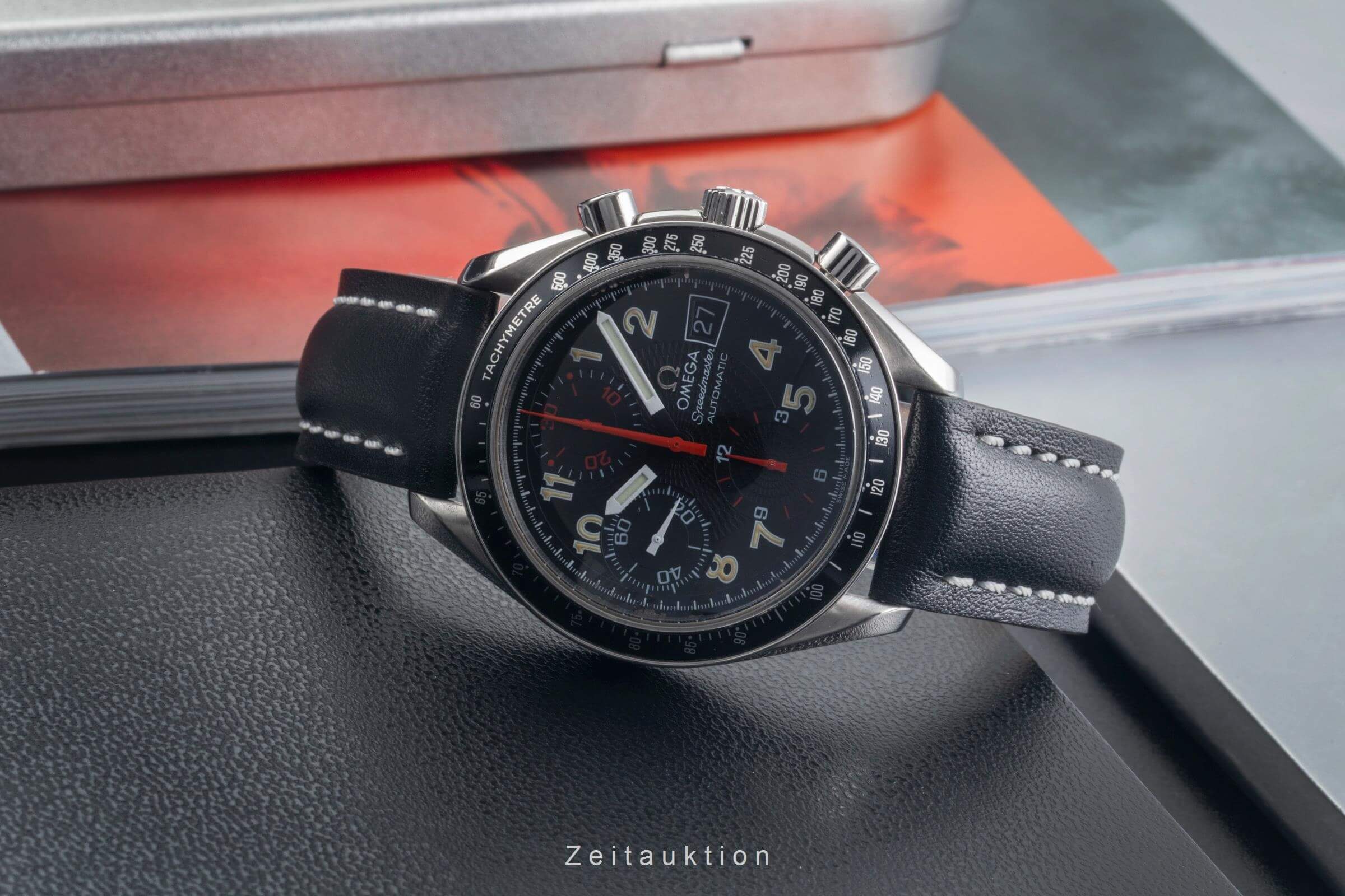 Omega Speedmaster chronograph steel automatic men's watch 3813.53.00 LP: 5700EUR  [2500613] - Image 3