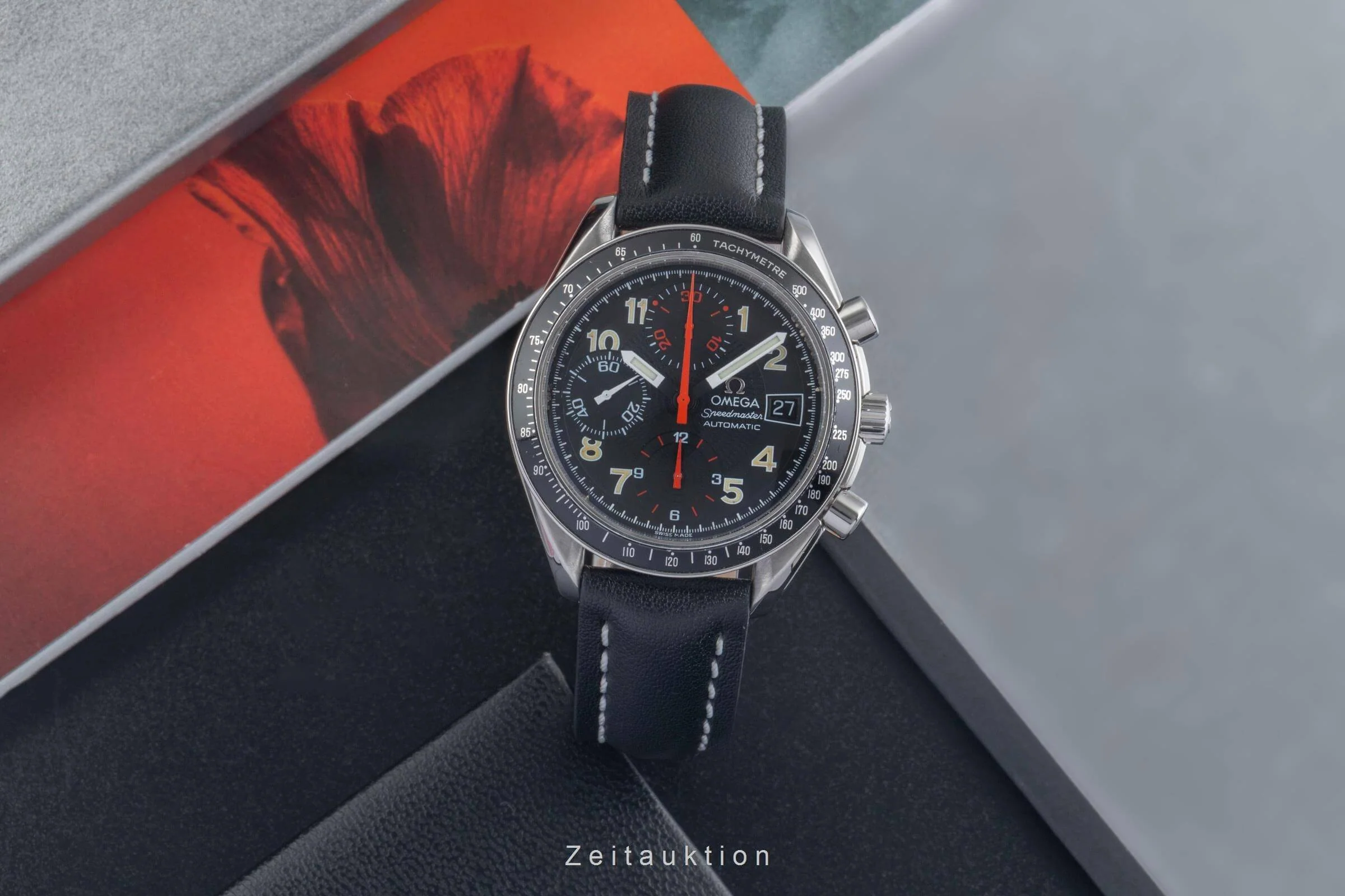 Omega Speedmaster chronograph steel automatic men's watch 3813.53.00 LP: 5700EUR  [2500613] - Image 4