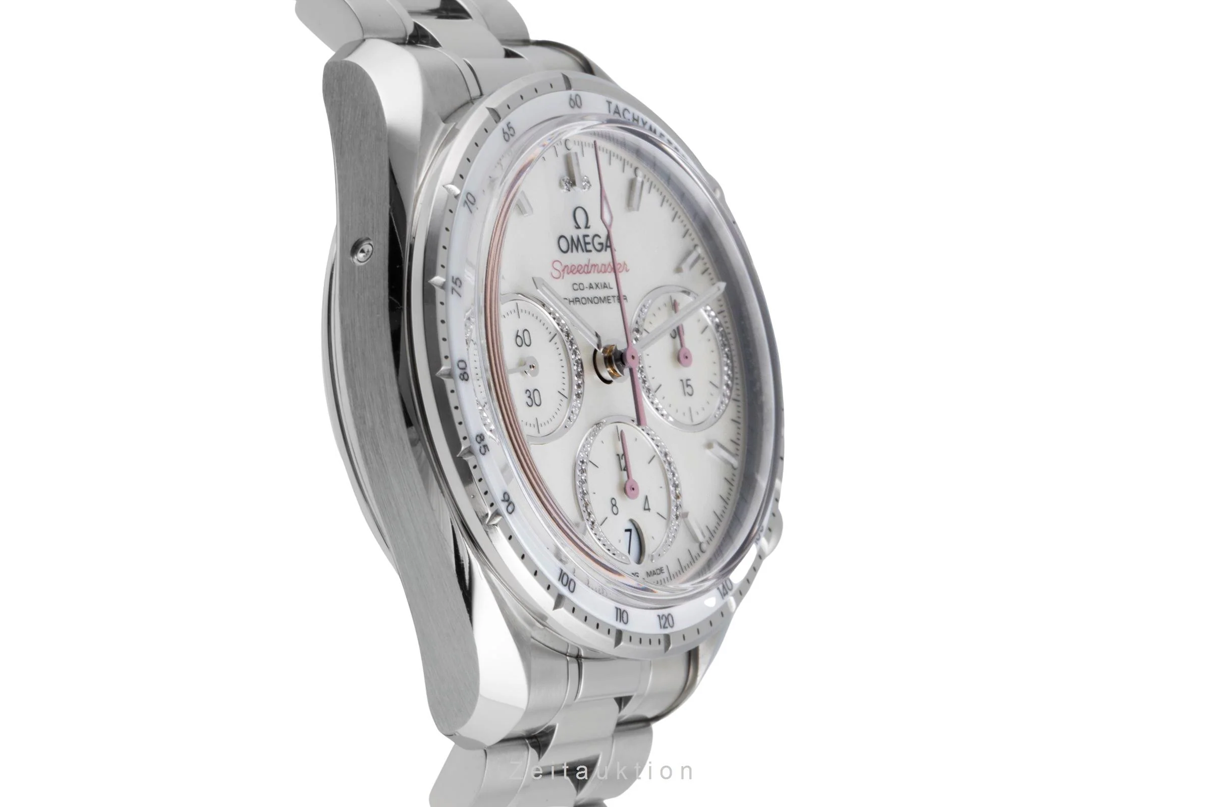 Omega Speedmaster chronograph steel automatic women's watch 324.30.38.50.55.001 LP: 7300EUR  [2503699] - Image 8