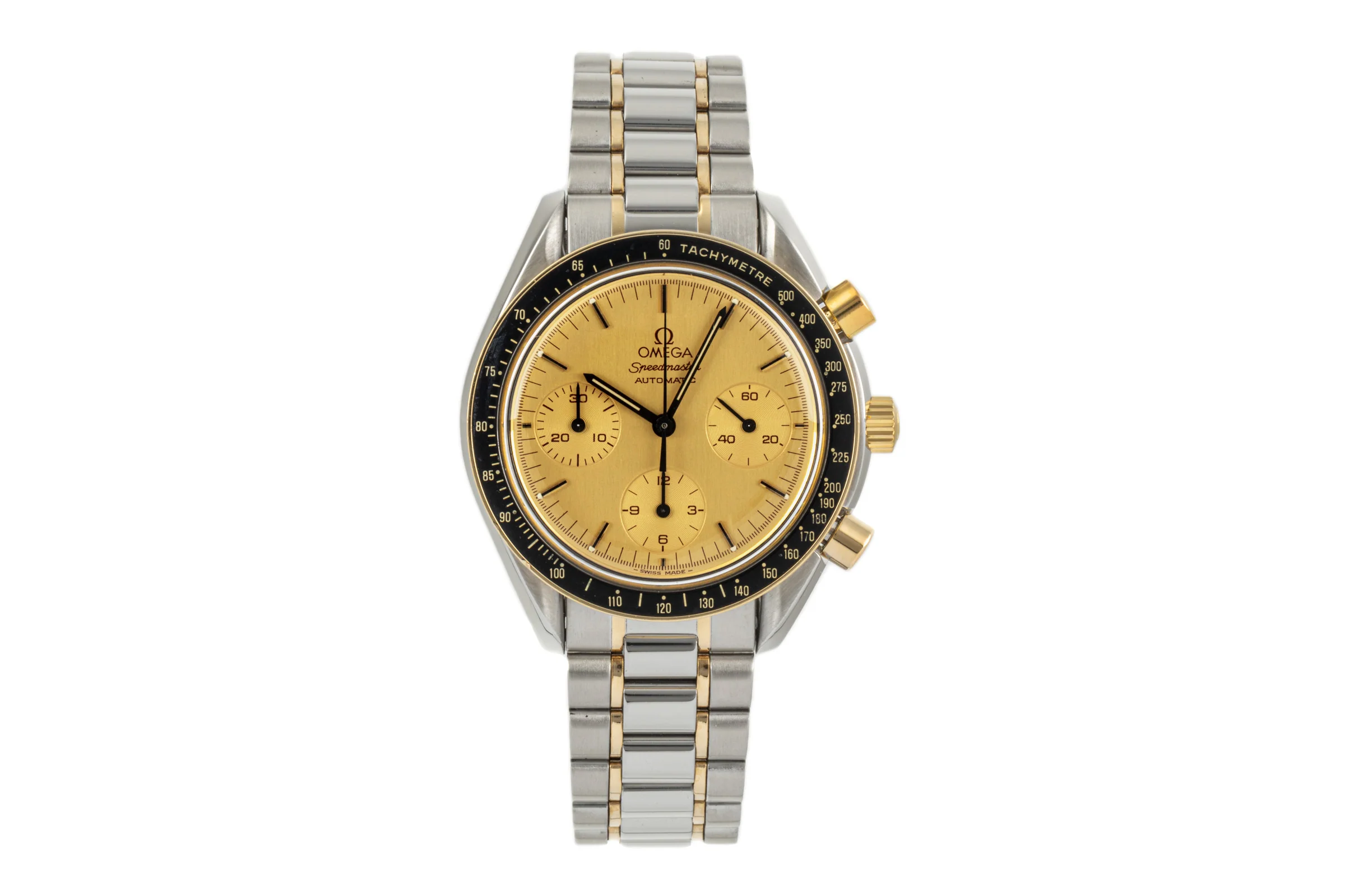 Omega Speedmaster chronograph steel / gold automatic men's watch 175.0032 LP: 8000EUR  [2304011] - Image 4