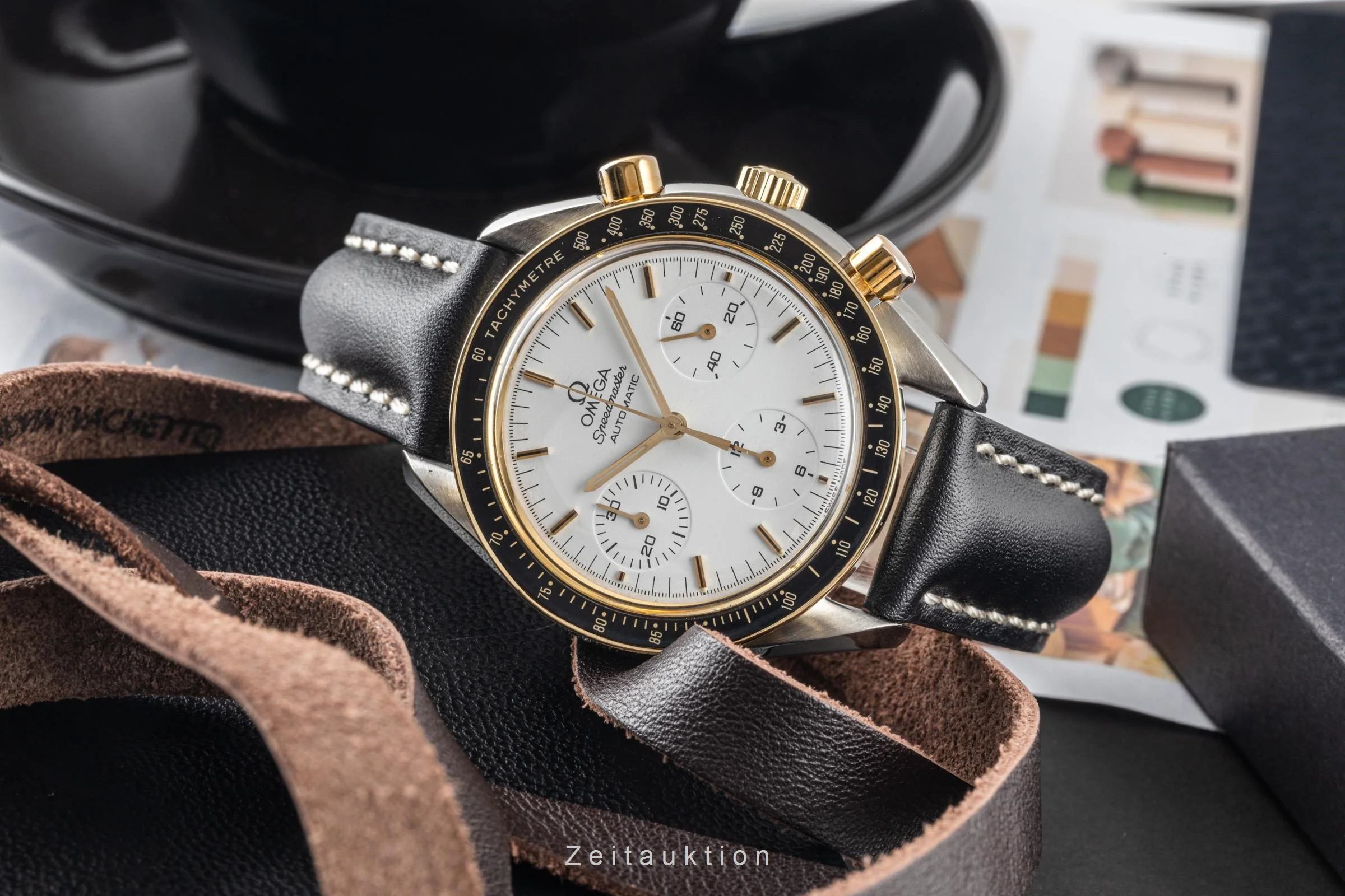 Omega Speedmaster chronograph steel / gold automatic men's watch 175.0032  [2305596] - Image 2