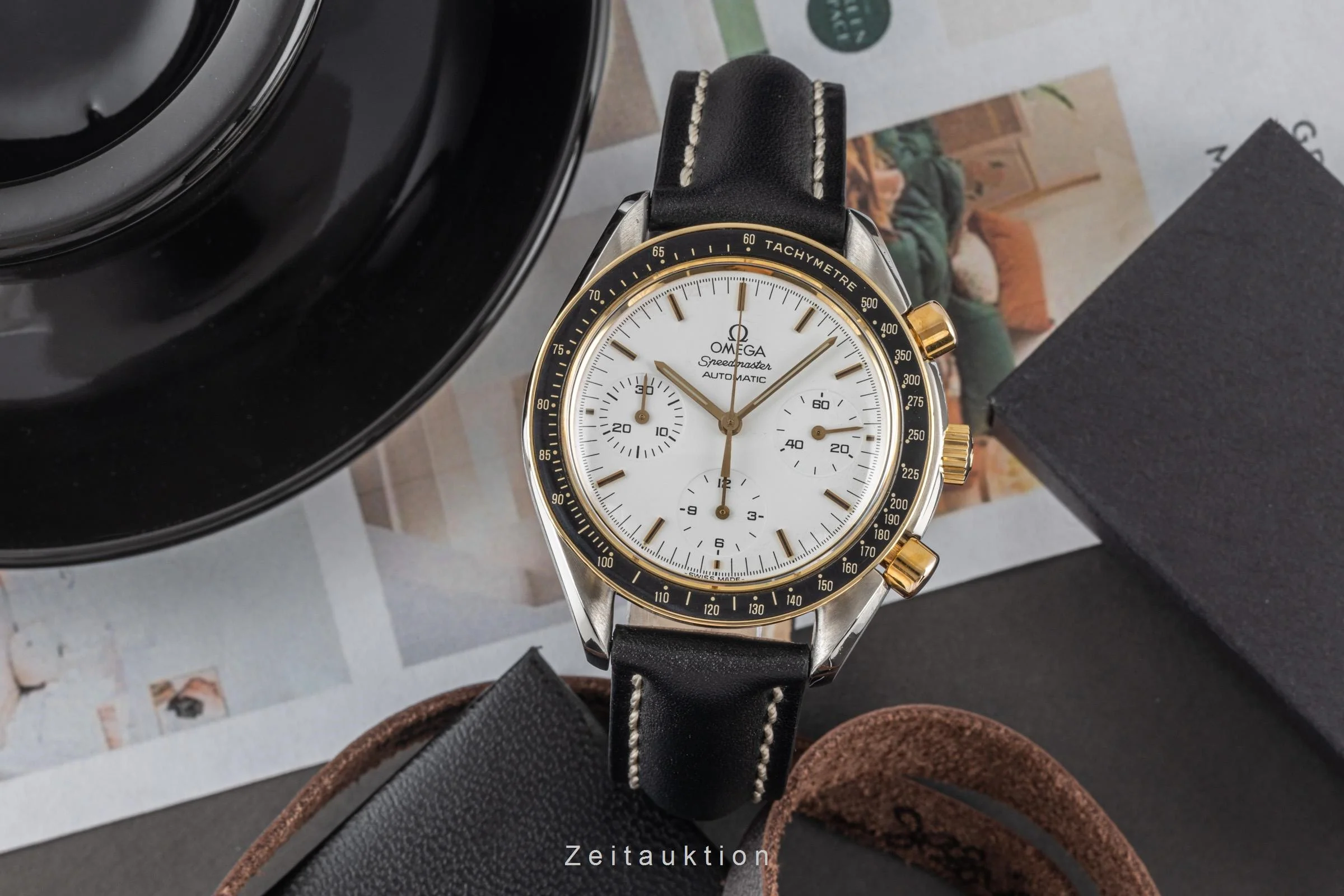 Omega Speedmaster chronograph steel / gold automatic men's watch 175.0032  [2305596] - Image 3
