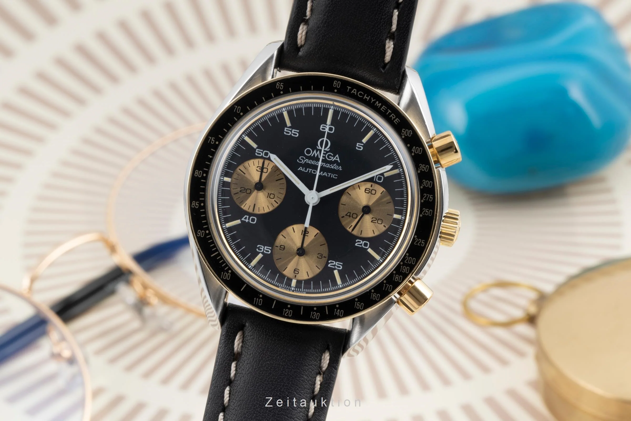 Omega Speedmaster chronograph steel / gold automatic men's watch 175.0032  [2505825] - Image 2