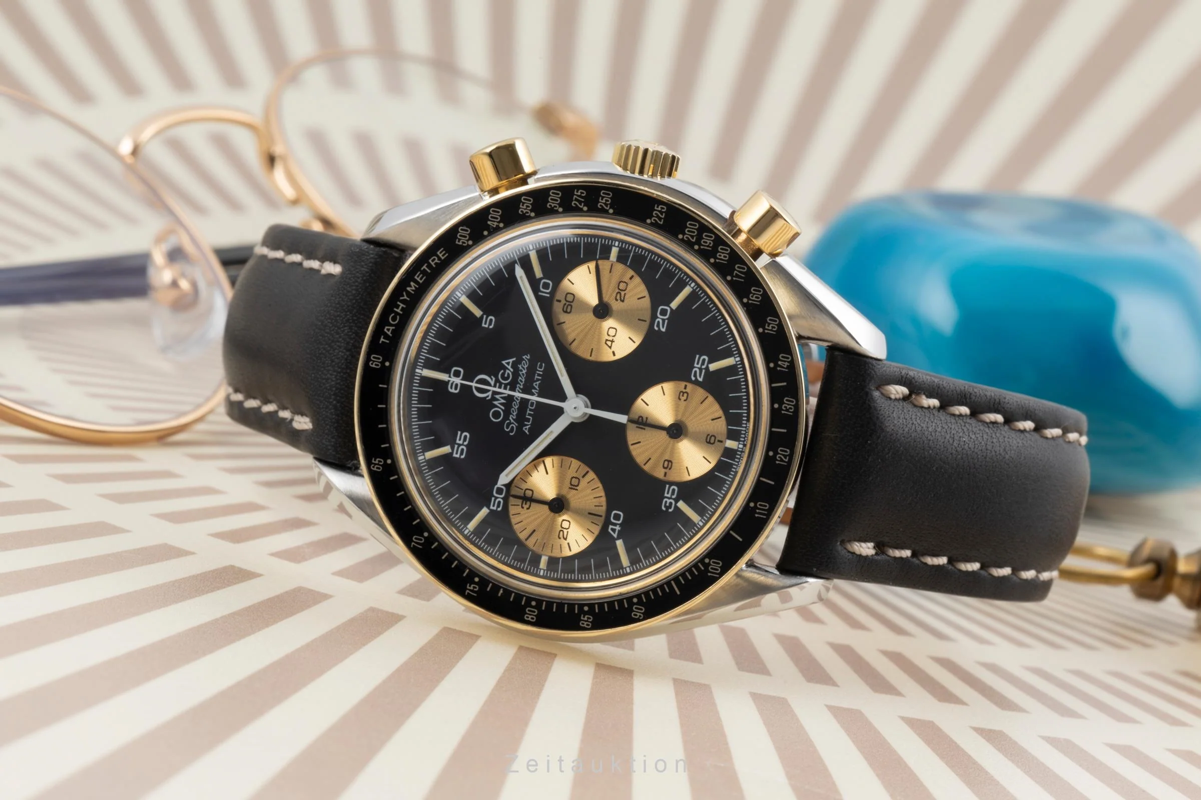 Omega Speedmaster chronograph steel / gold automatic men's watch 175.0032  [2505825] - Image 3