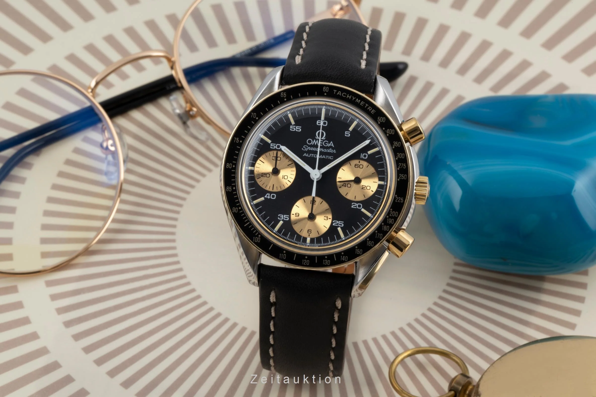 Omega Speedmaster chronograph steel / gold automatic men's watch 175.0032  [2505825] - Image 4