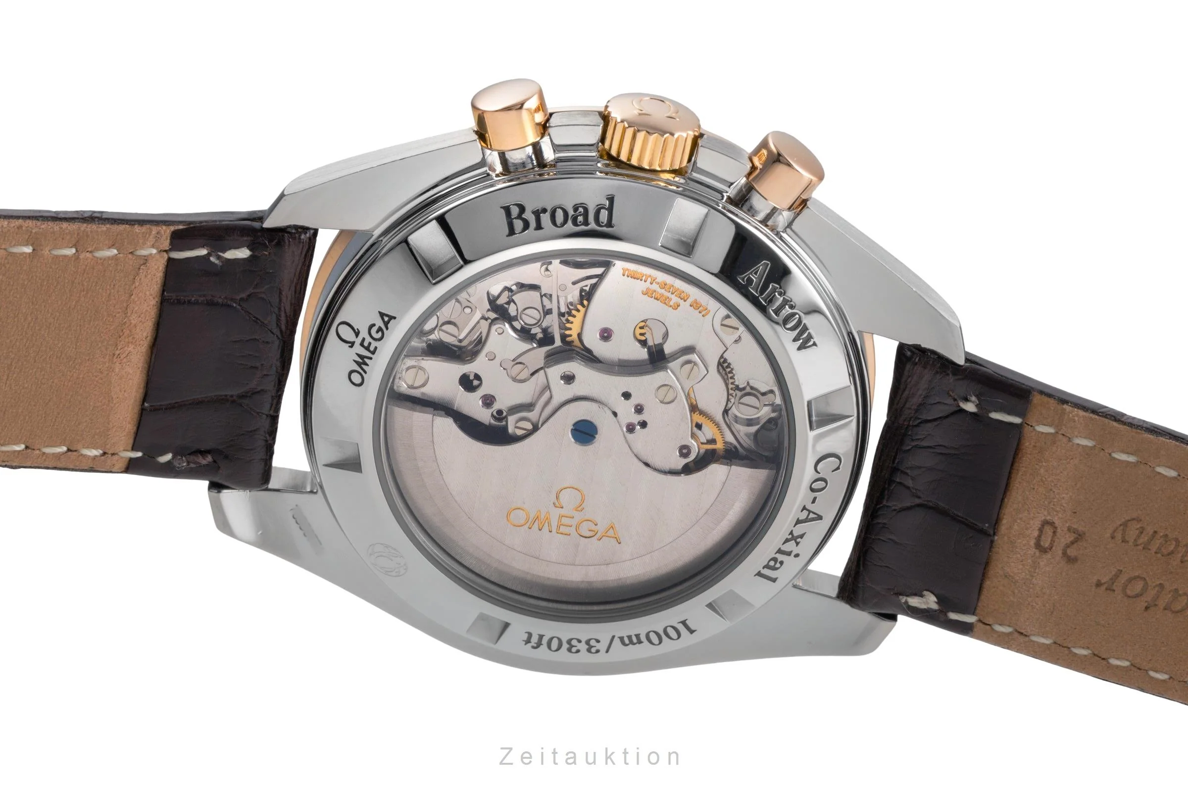 Omega Speedmaster chronograph steel / gold automatic men's watch 321.93.42.50.13.001  [2503527] - Image 13