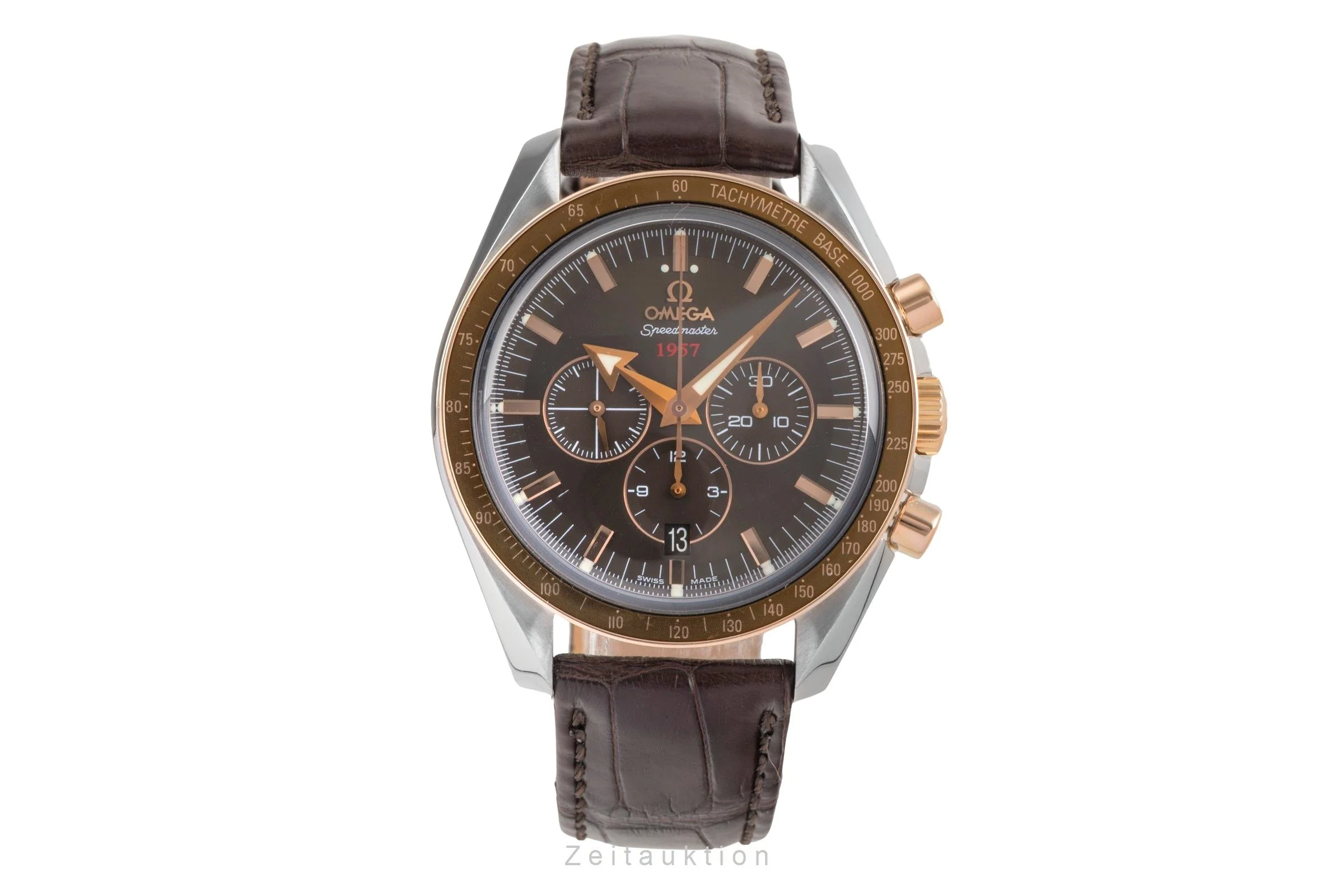 Omega Speedmaster chronograph steel / gold automatic men's watch 321.93.42.50.13.001  [2503527] - Image 5