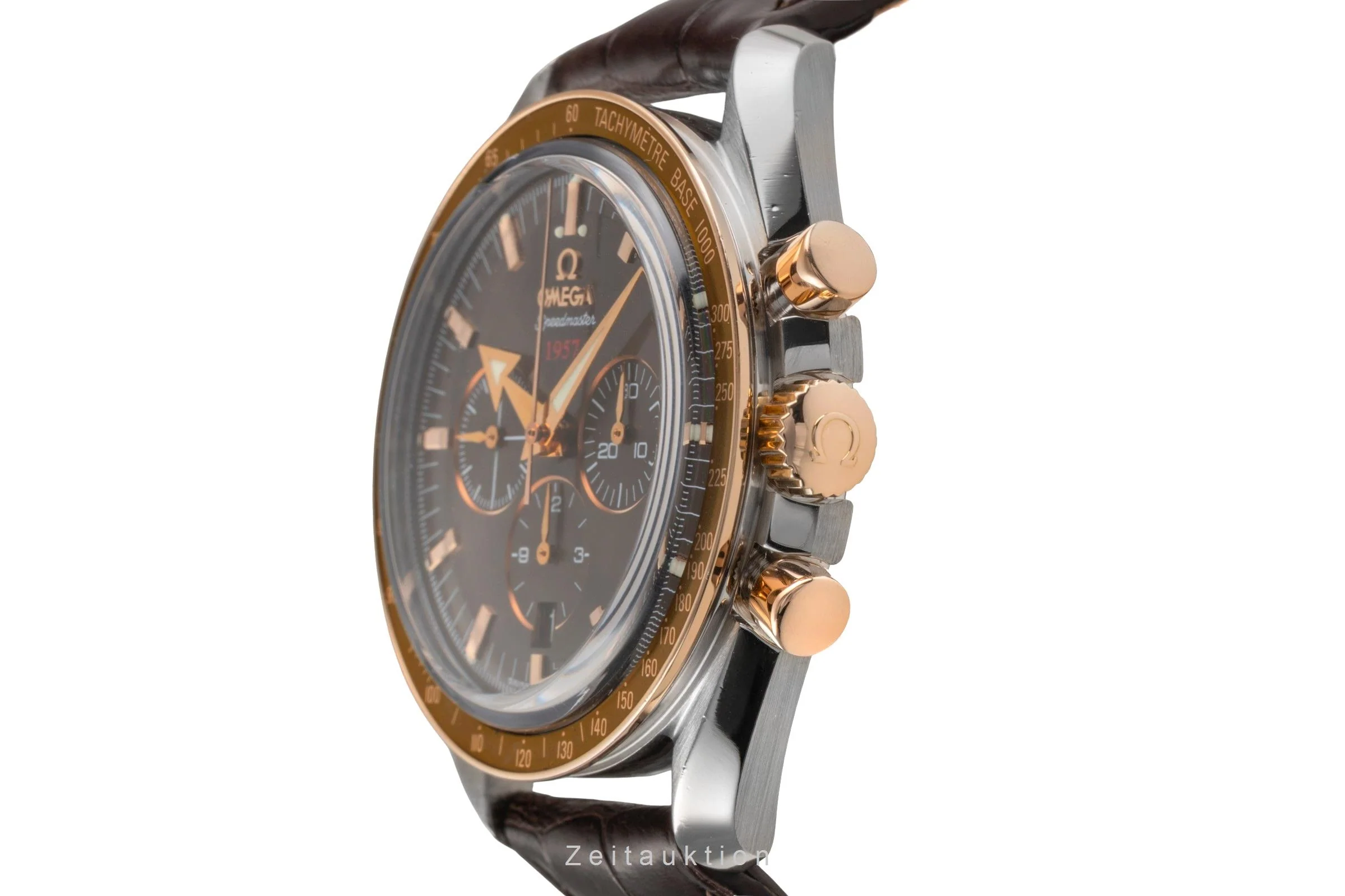Omega Speedmaster chronograph steel / gold automatic men's watch 321.93.42.50.13.001  [2503527] - Image 7