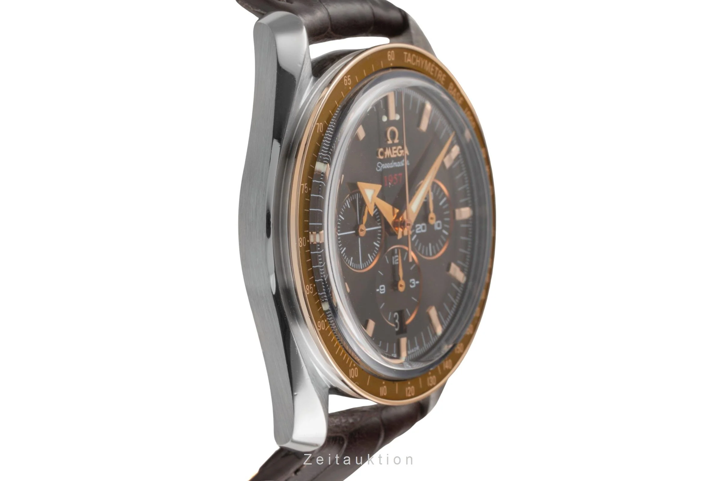 Omega Speedmaster chronograph steel / gold automatic men's watch 321.93.42.50.13.001  [2503527] - Image 8