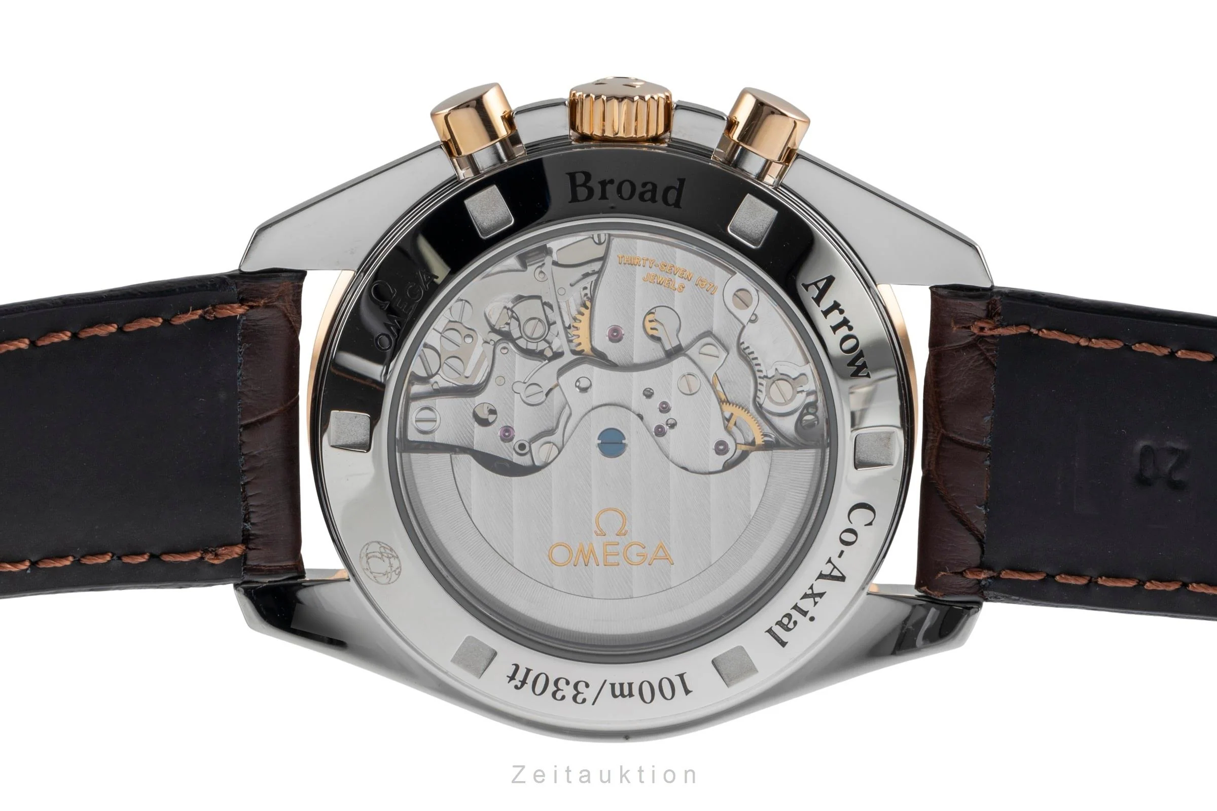 Omega Speedmaster chronograph steel / gold automatic men's watch 321.93.42.50.13.001  [2504754] - Image 12