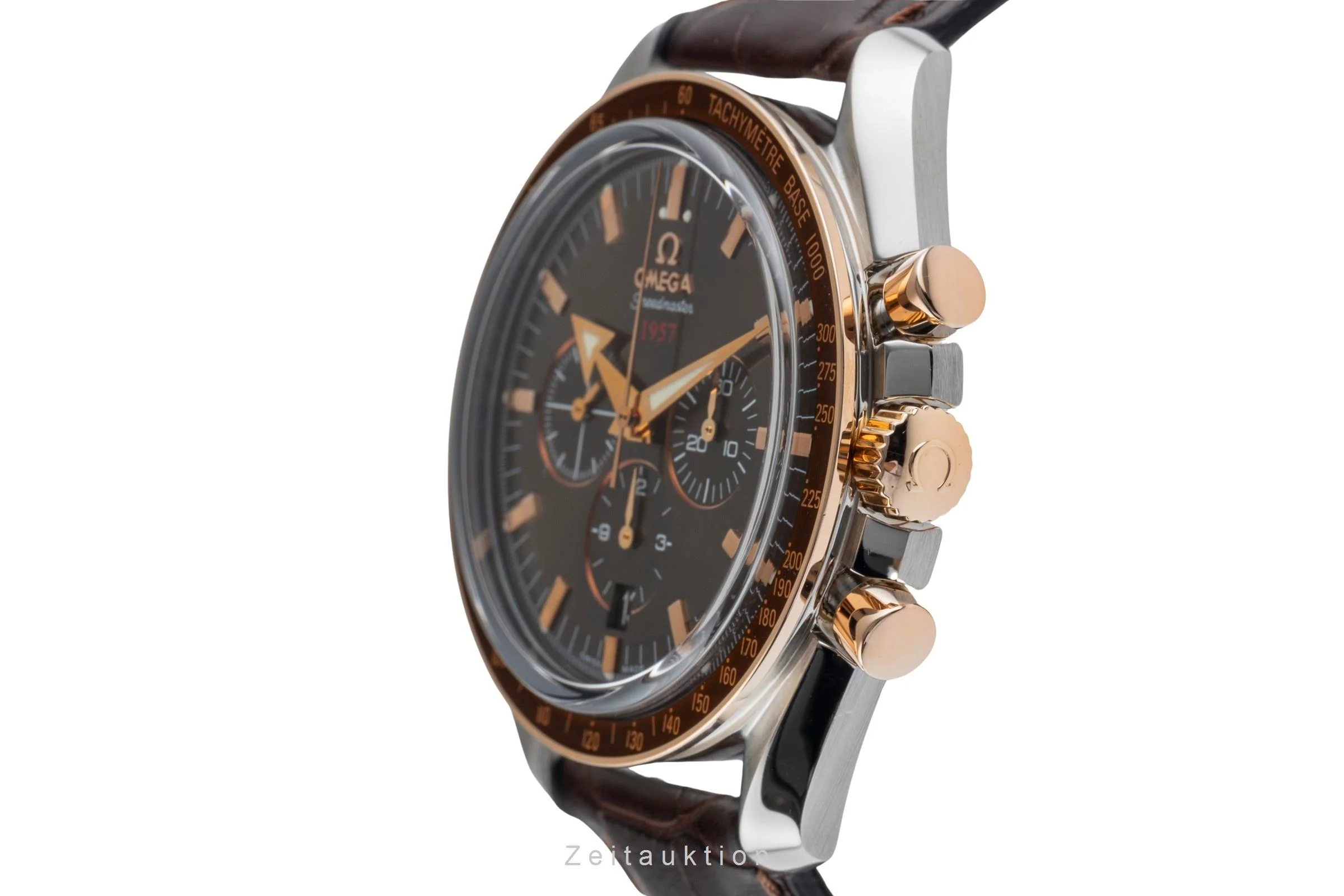 Omega Speedmaster chronograph steel / gold automatic men's watch 321.93.42.50.13.001  [2504754] - Image 7