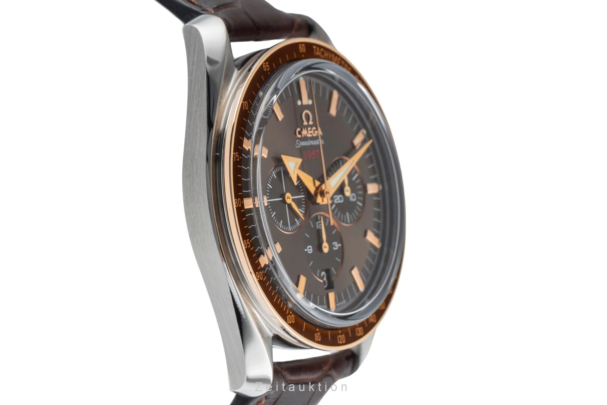 Omega Speedmaster chronograph steel / gold automatic men's watch 321.93.42.50.13.001  [2504754] - Image 8
