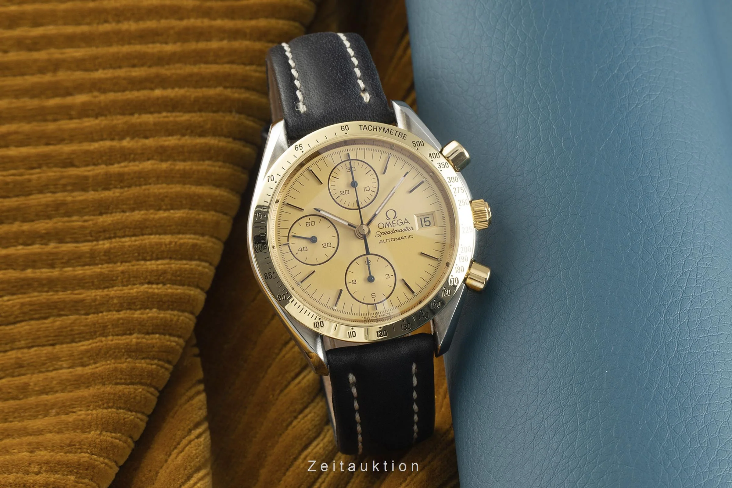 Omega Speedmaster chronograph steel / gold automatic men's watch 3311.10.00, 175.0043, 375.0043 LP: 6500EUR  [2110030] - Image 3