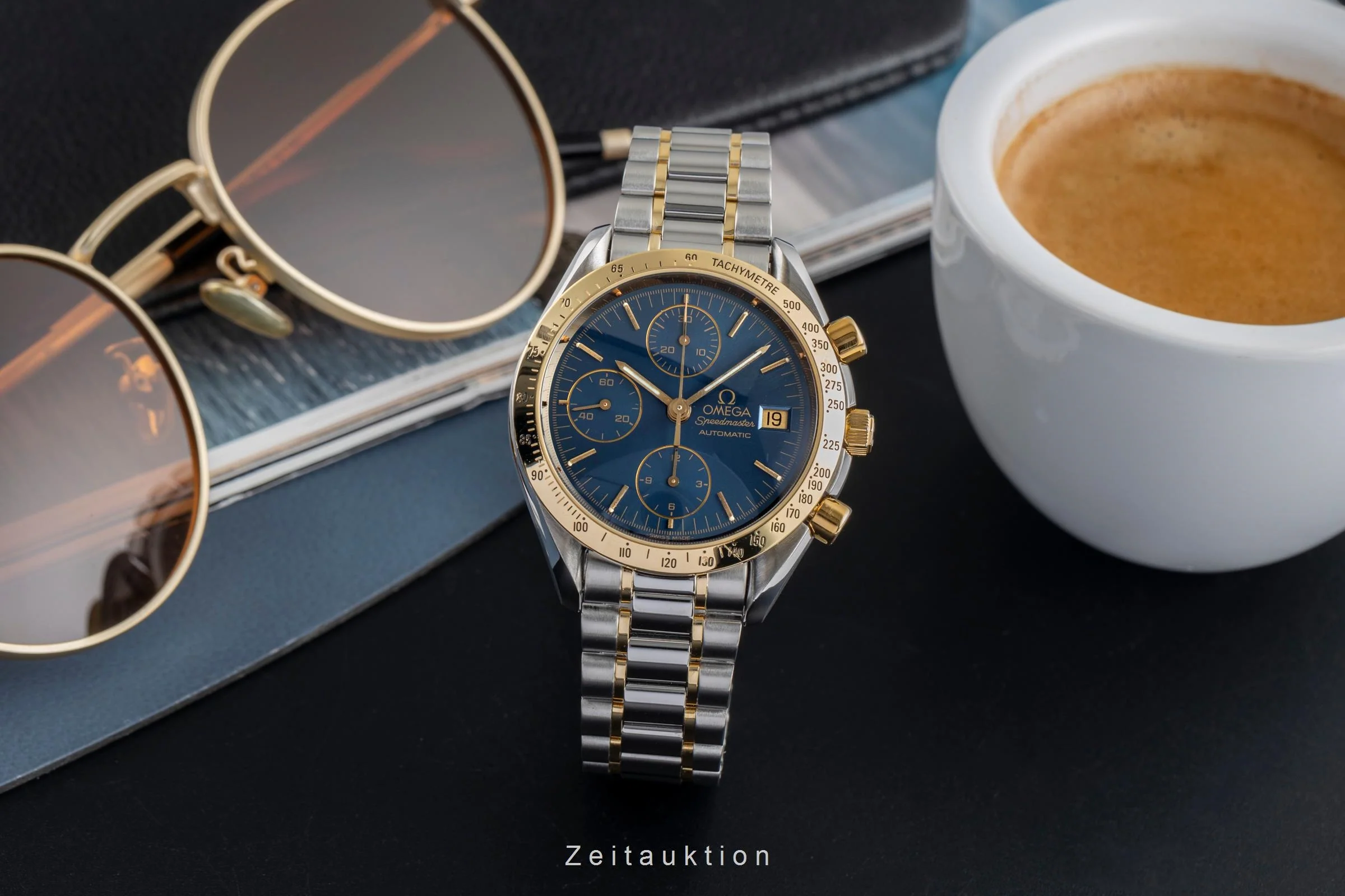 Omega Speedmaster chronograph steel / gold automatic men's watch 3311.80.00  [2503851] - Image 4