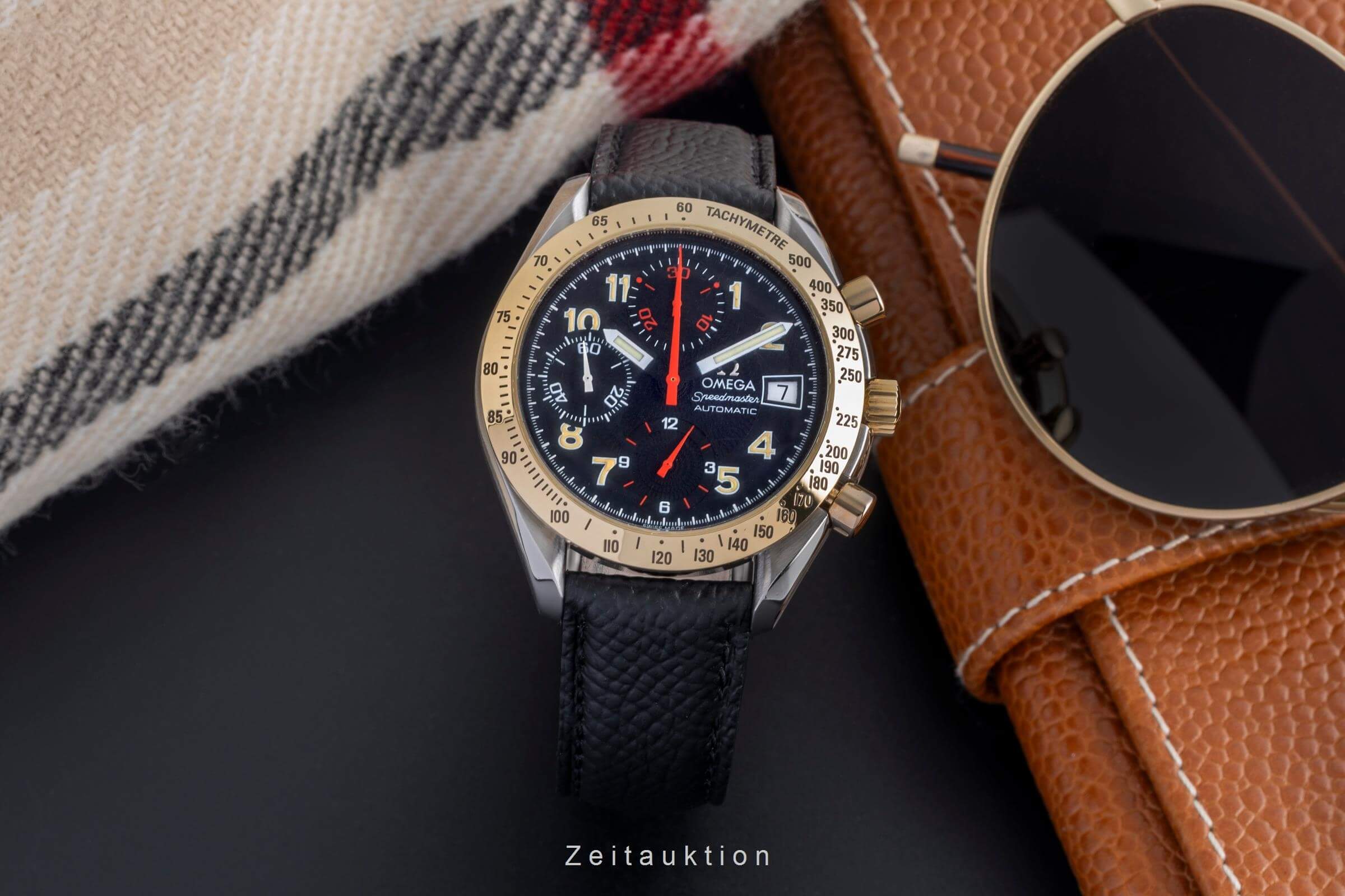 Omega Speedmaster chronograph steel / gold automatic men's watch 3313.53  [2501930] - Image 4