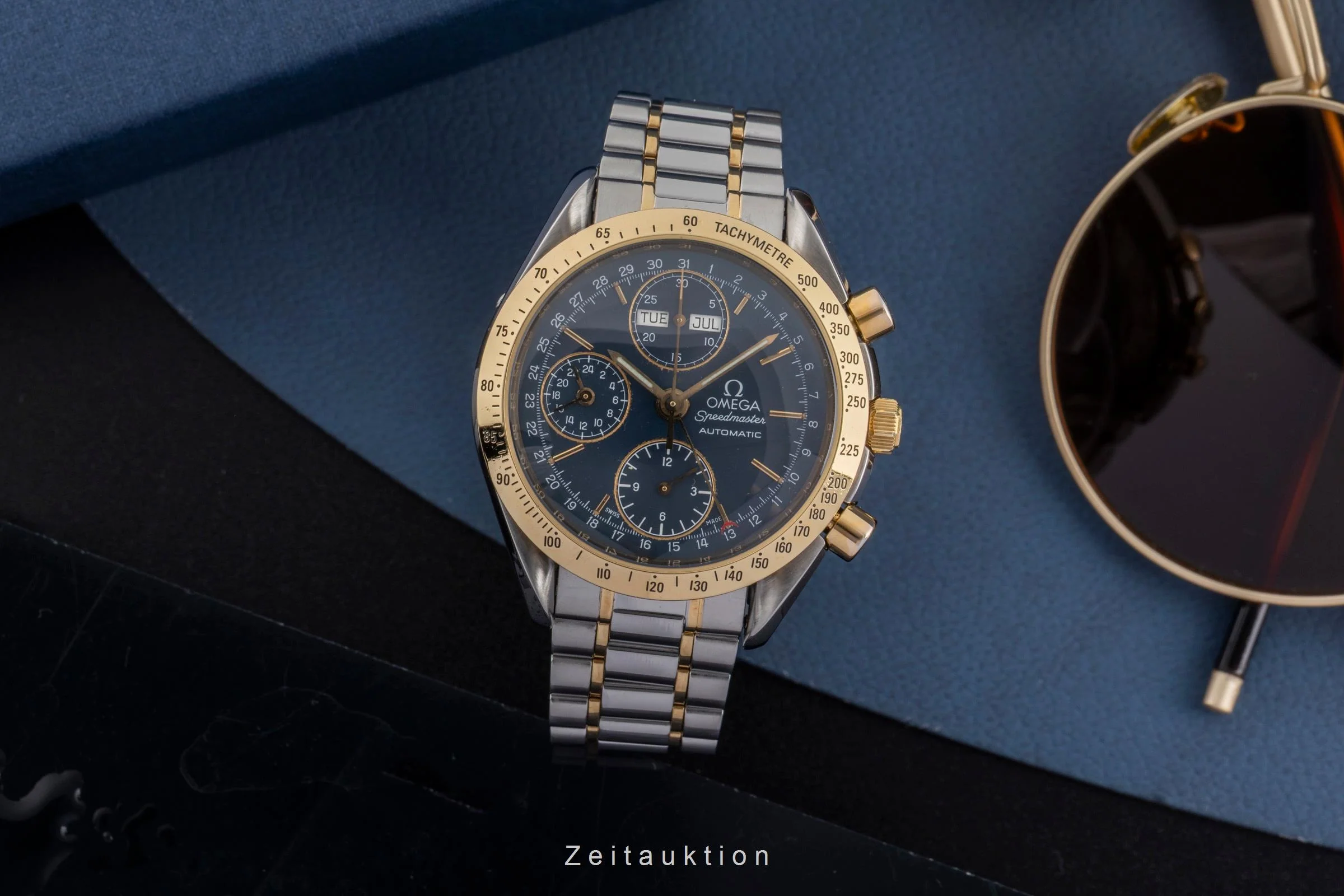 Omega Speedmaster chronograph steel / gold automatic men's watch 3321.80.00  [2502293] - Image 4