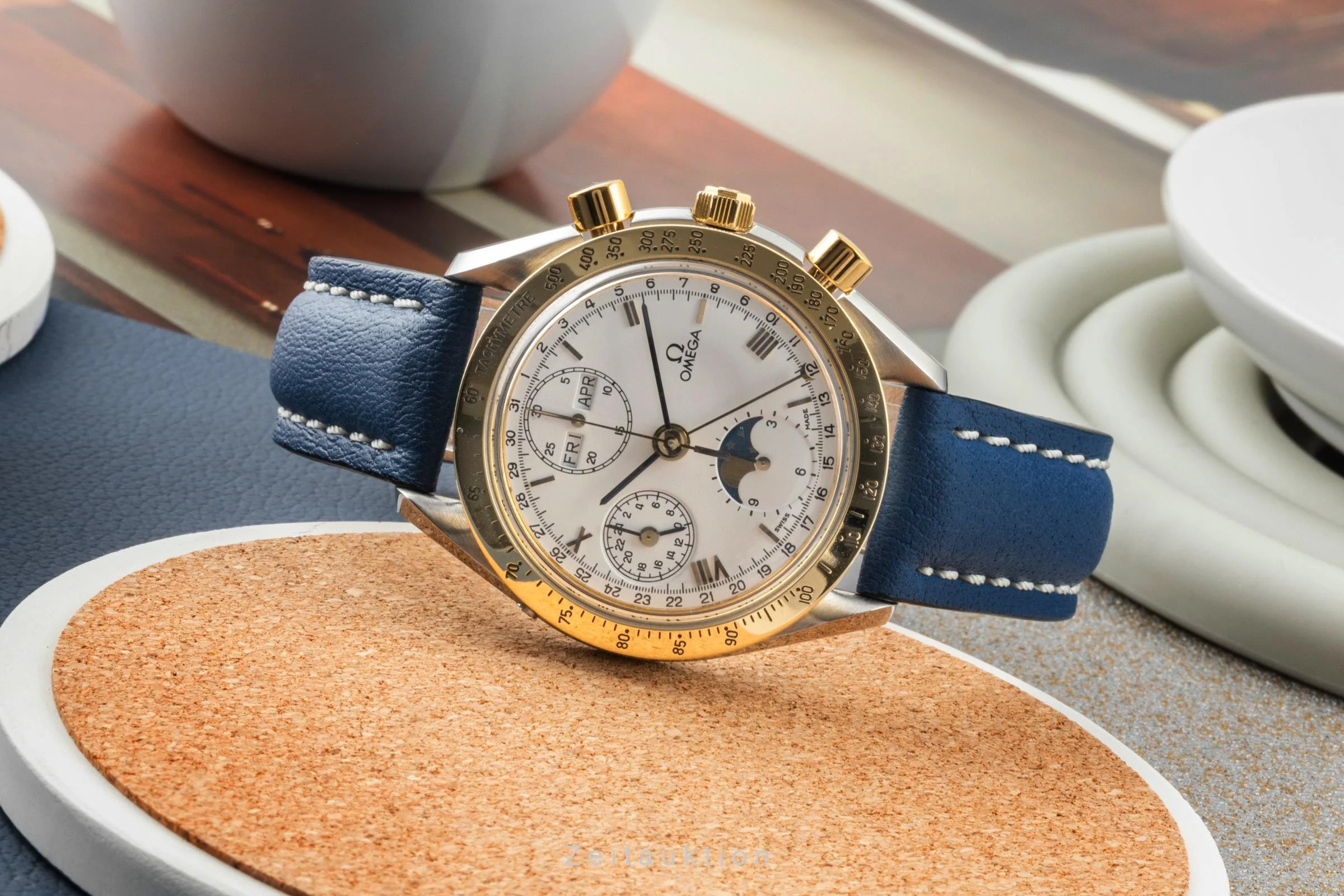Omega Speedmaster chronograph steel / gold automatic men's watch 3330.20.00  [2401164] - Image 2