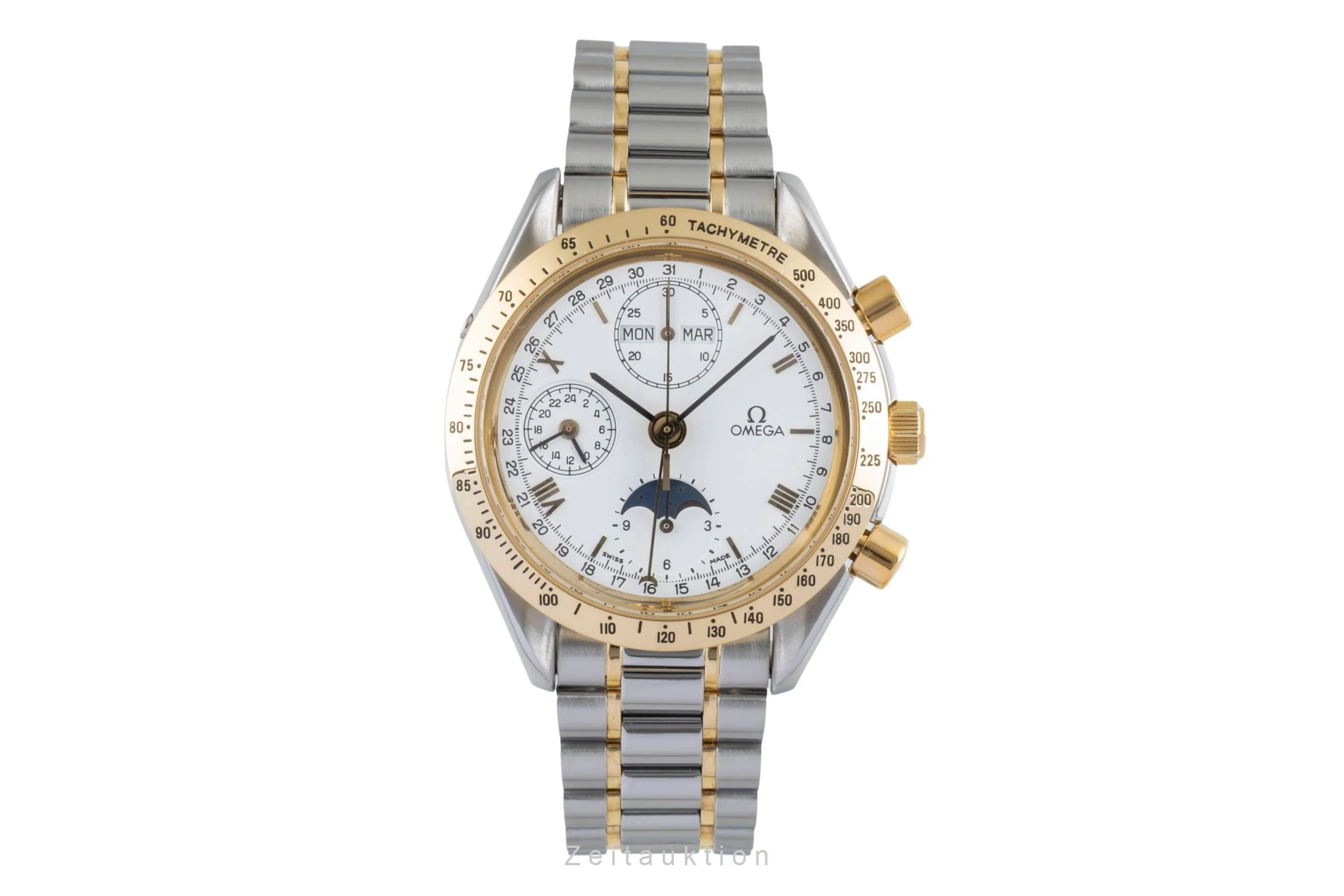 Omega Speedmaster chronograph steel / gold automatic men's watch 3730.20.00, 175.0034  [2504570] - Image 5