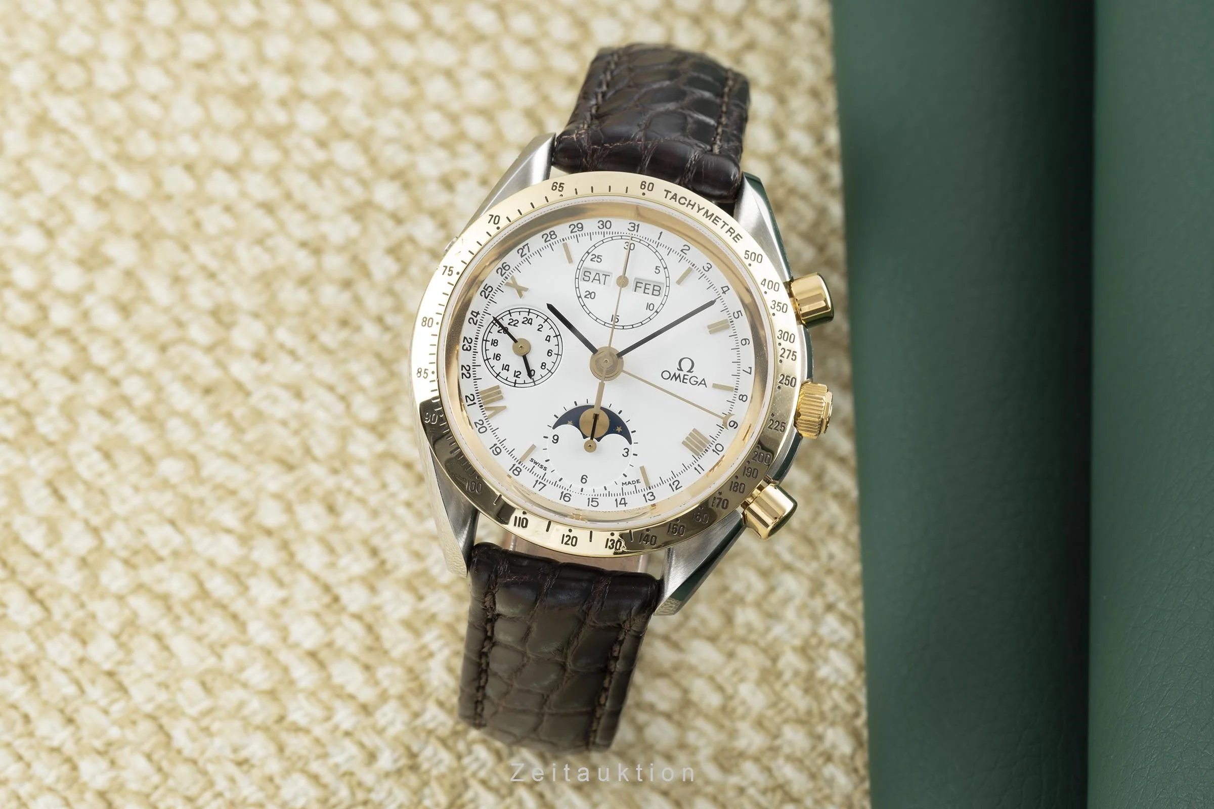 Omega Speedmaster chronograph steel / gold automatic men's watch DA175.0034 LP: 6500EUR  [2110687] - Image 3