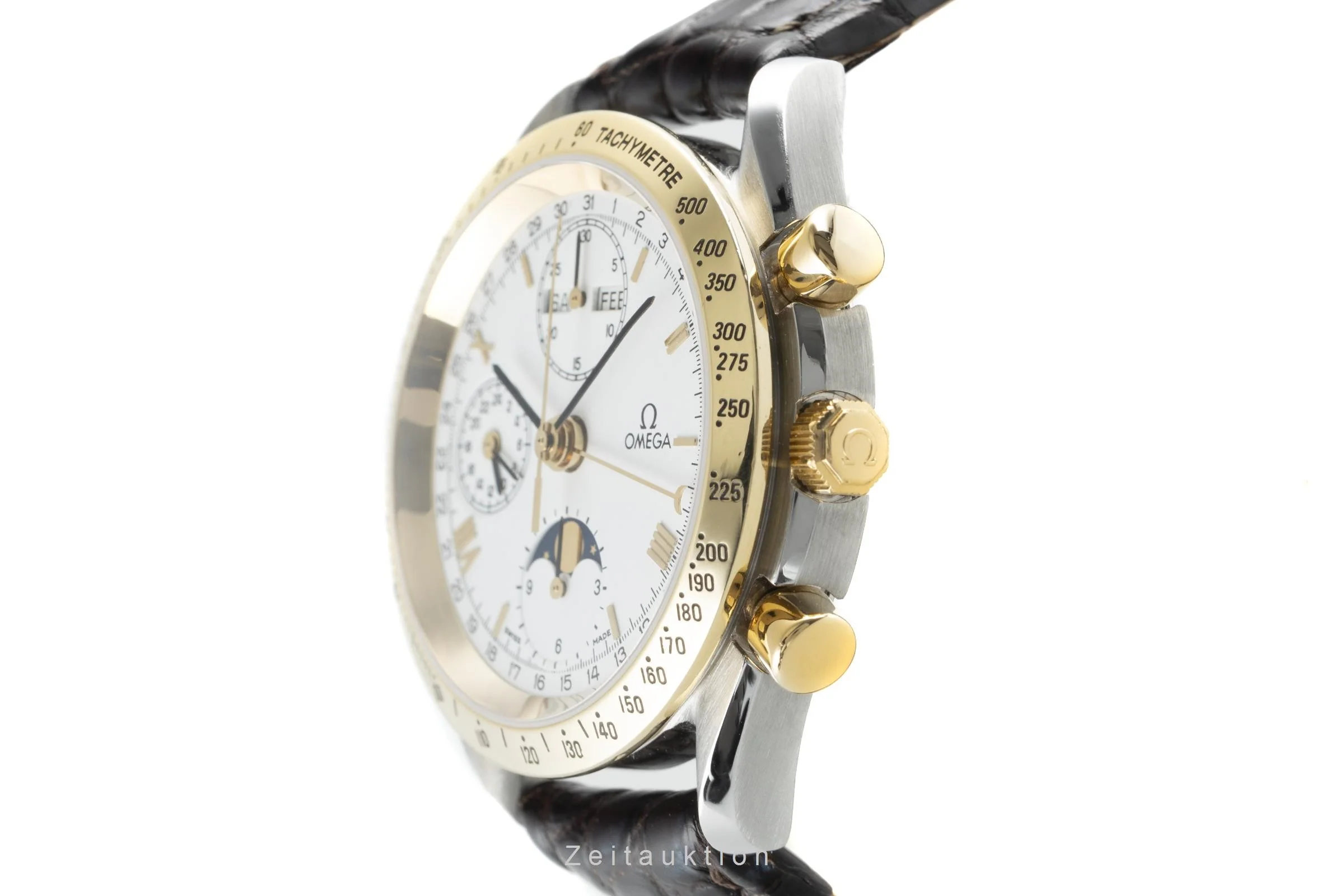 Omega Speedmaster chronograph steel / gold automatic men's watch DA175.0034 LP: 6500EUR  [2110687] - Image 6