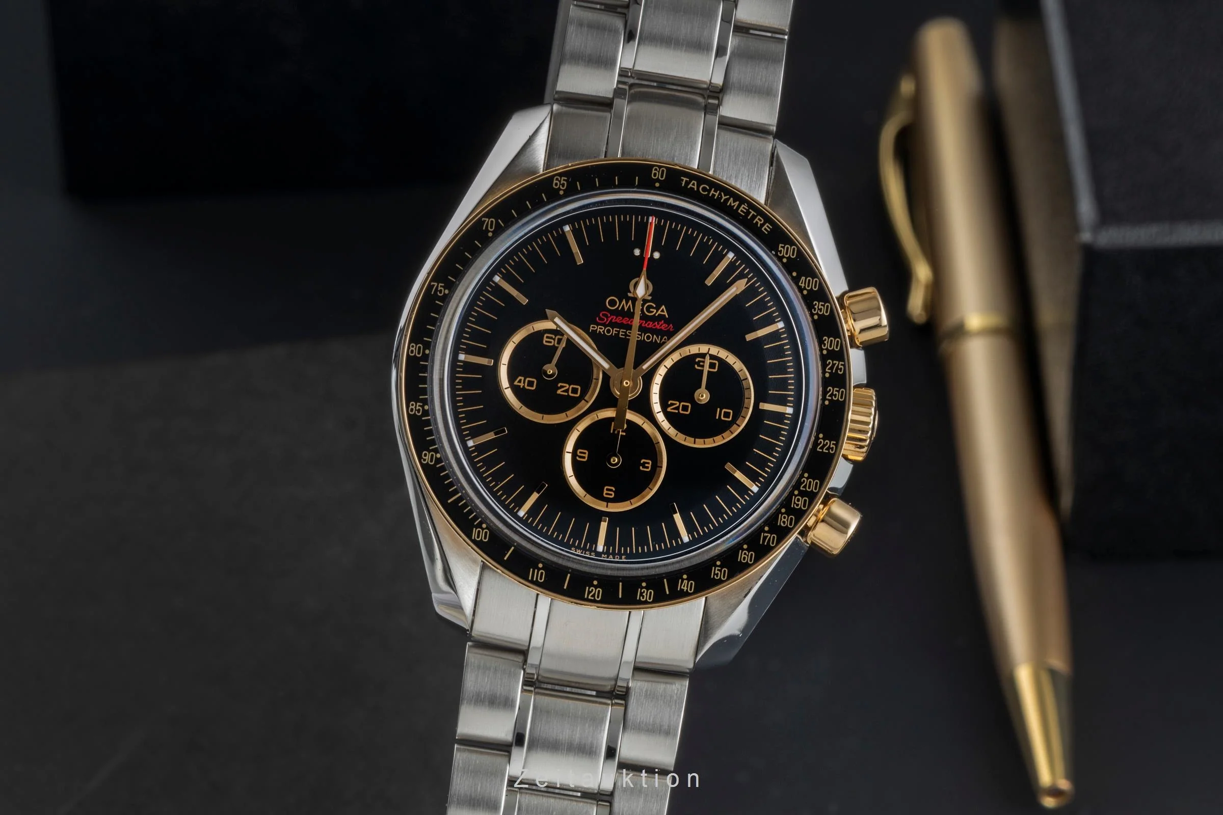 Omega Speedmaster chronograph steel / gold manual winding men's watch 522.20.42.30.01.001 Limited  [2505511] - Image 2