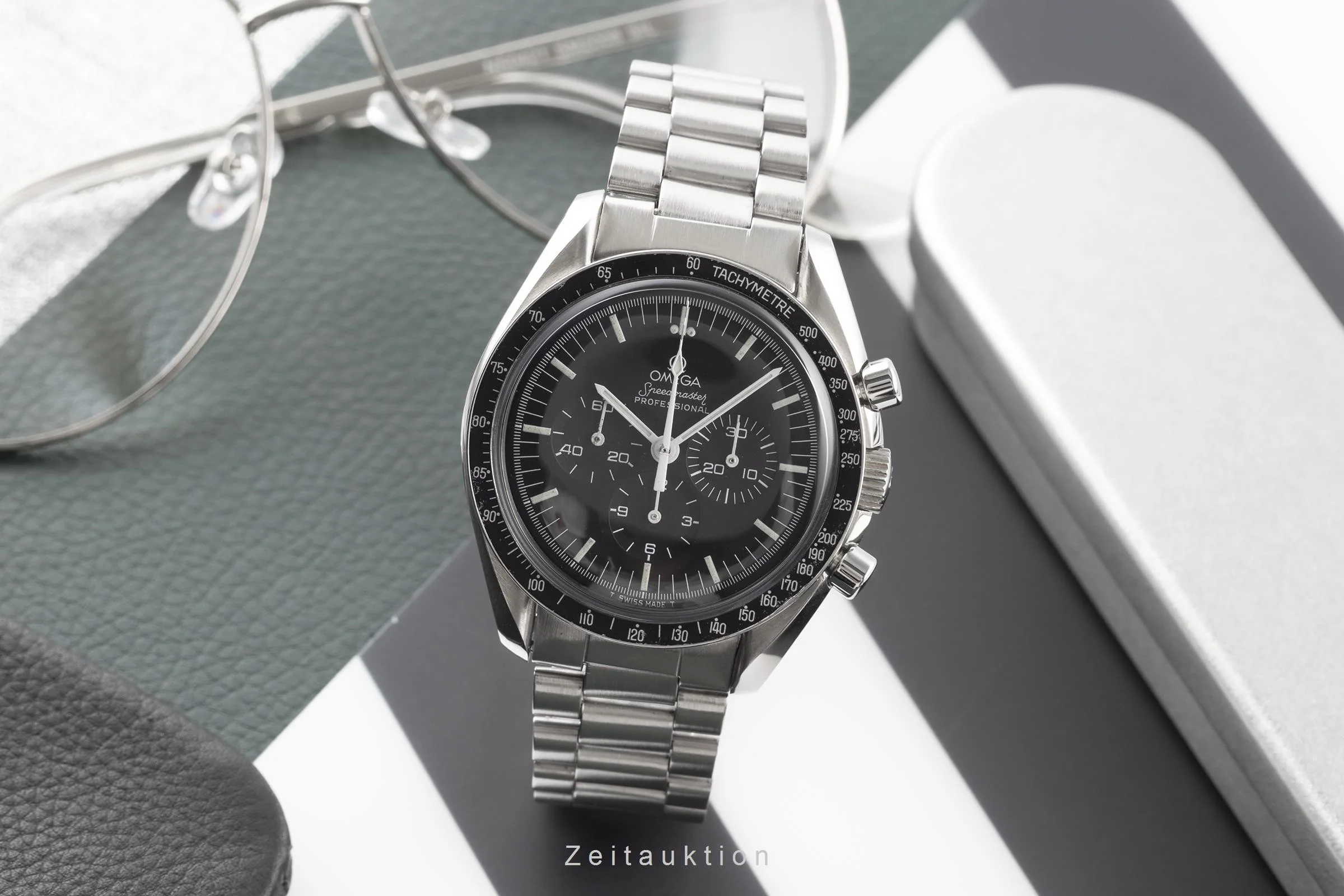 Omega Speedmaster chronograph steel manual winding men's watch 3890.50.00, ST145.022 Vintage  [2203941] - Image 3