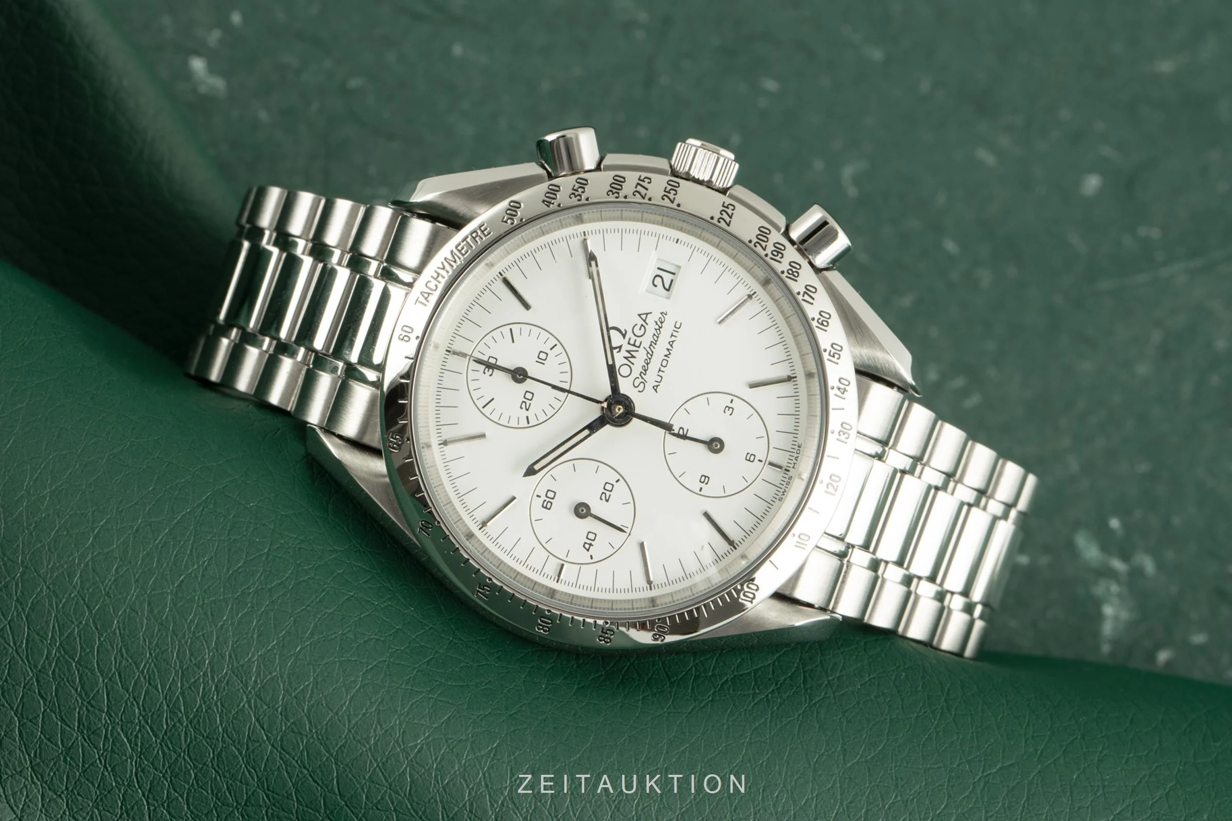 Omega Speedmaster Date chronograph steel automatic men's watch 175.0043, 375.0043, 3511.20.00  [2102221] - Image 2