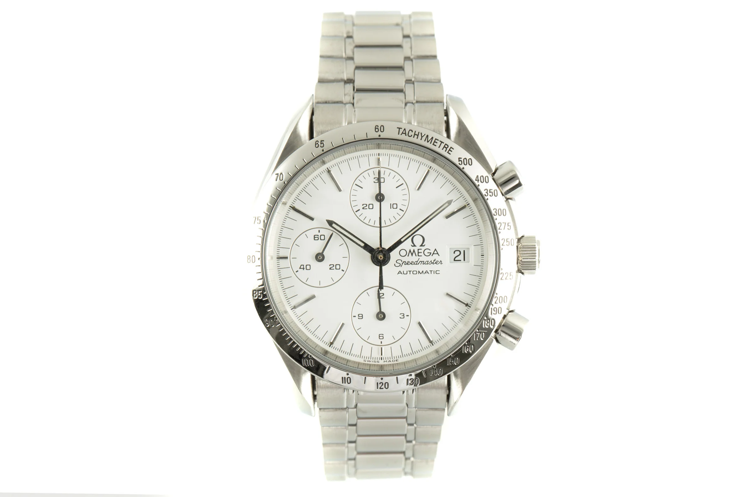 Omega Speedmaster Date chronograph steel automatic men's watch 175.0043, 375.0043, 3511.20.00  [2102221] - Image 4