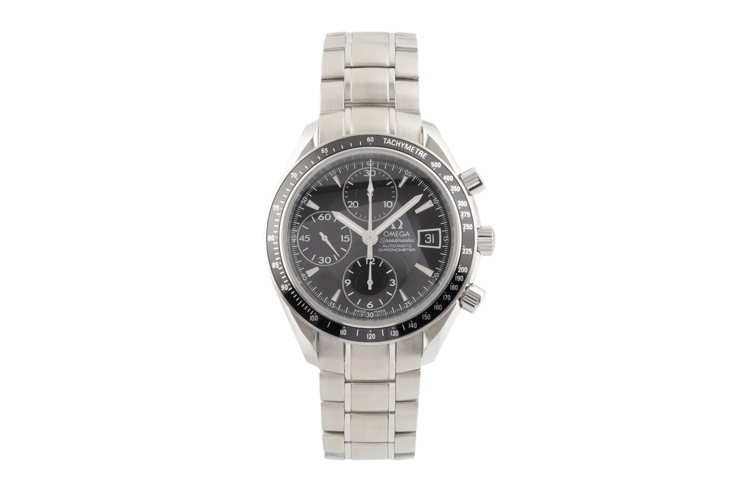 Omega Speedmaster Date chronograph steel automatic men's watch 3210.50.00  [2204139] - Image 4