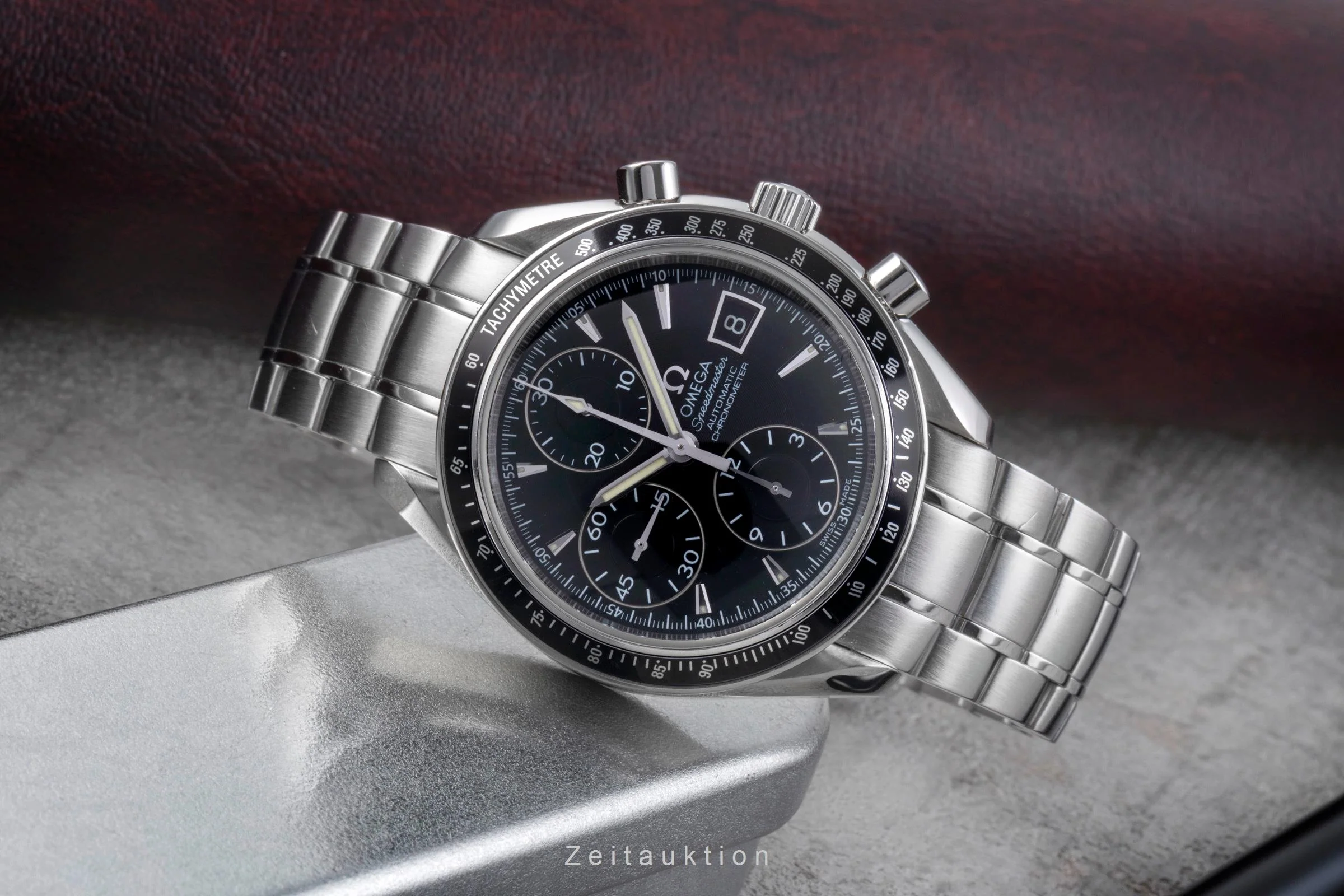 Omega Speedmaster Date chronograph steel automatic men's watch 3210.50.00  [2505666] - Image 3