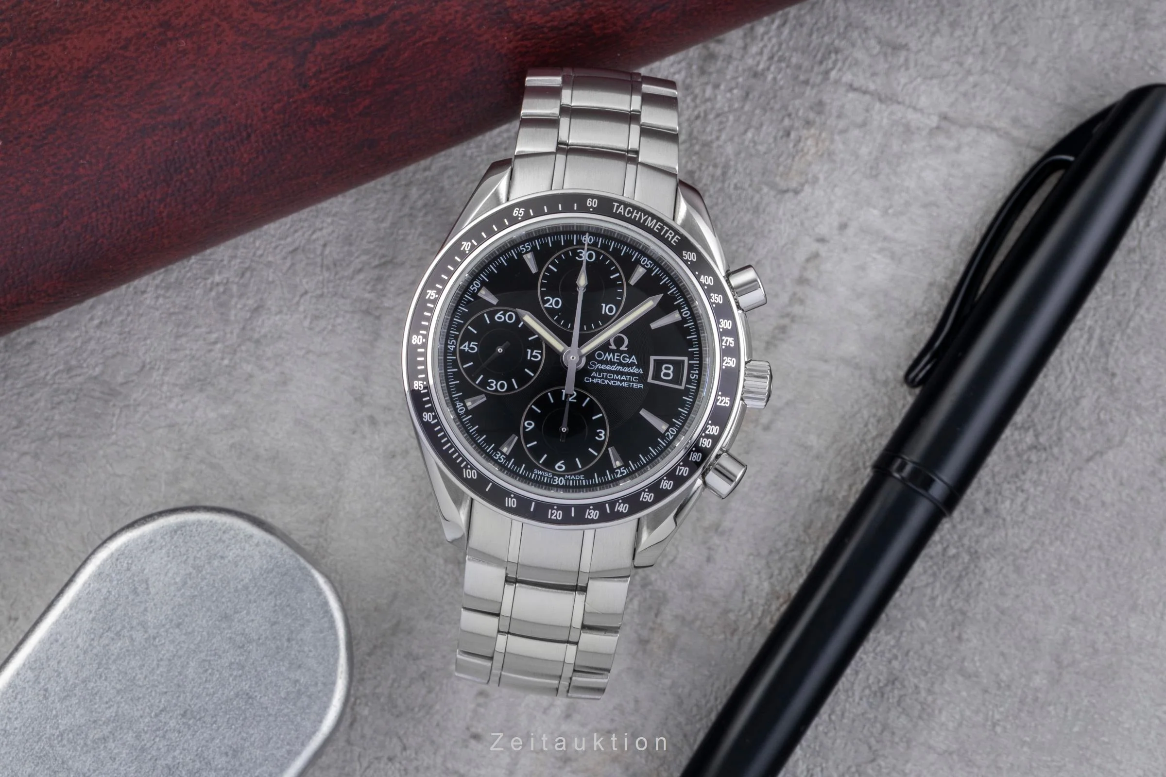 Omega Speedmaster Date chronograph steel automatic men's watch 3210.50.00  [2505666] - Image 4