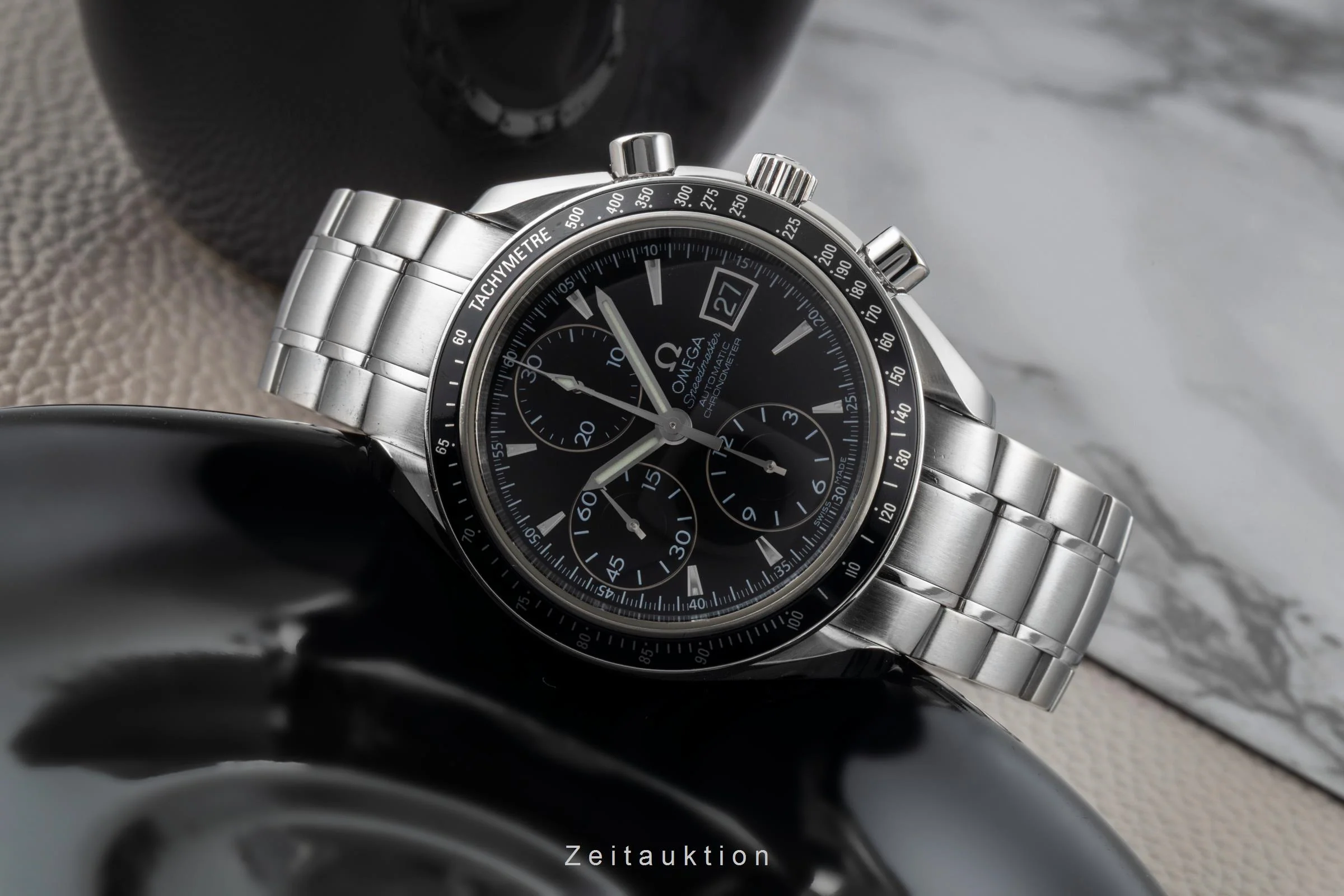 Omega Speedmaster Date chronograph steel automatic men's watch 3210.50.00  [2600738] - Image 3