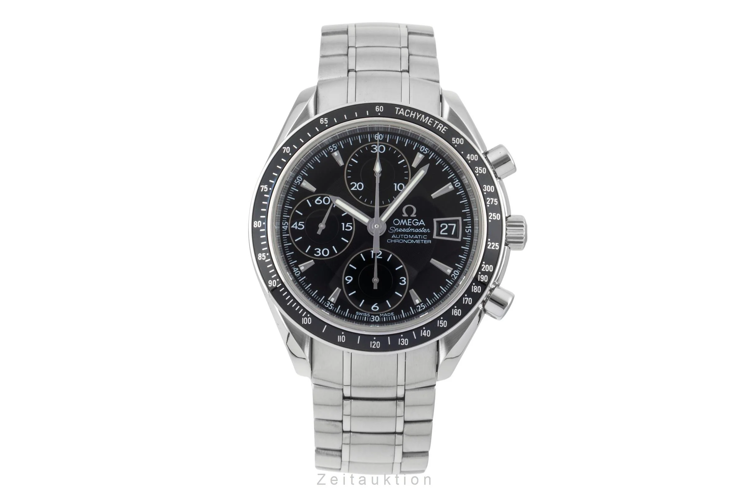 Omega Speedmaster Date chronograph steel automatic men's watch 3210.50.00  [2600738] - Image 5