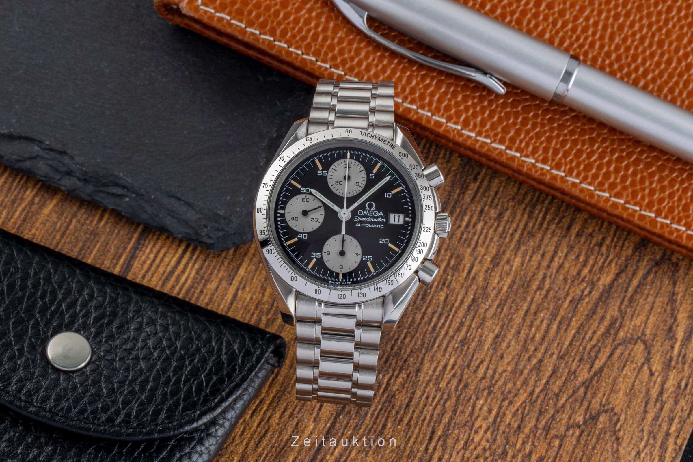 Omega Speedmaster Date chronograph steel automatic men's watch 3511.50.00  [2501771] - Image 4