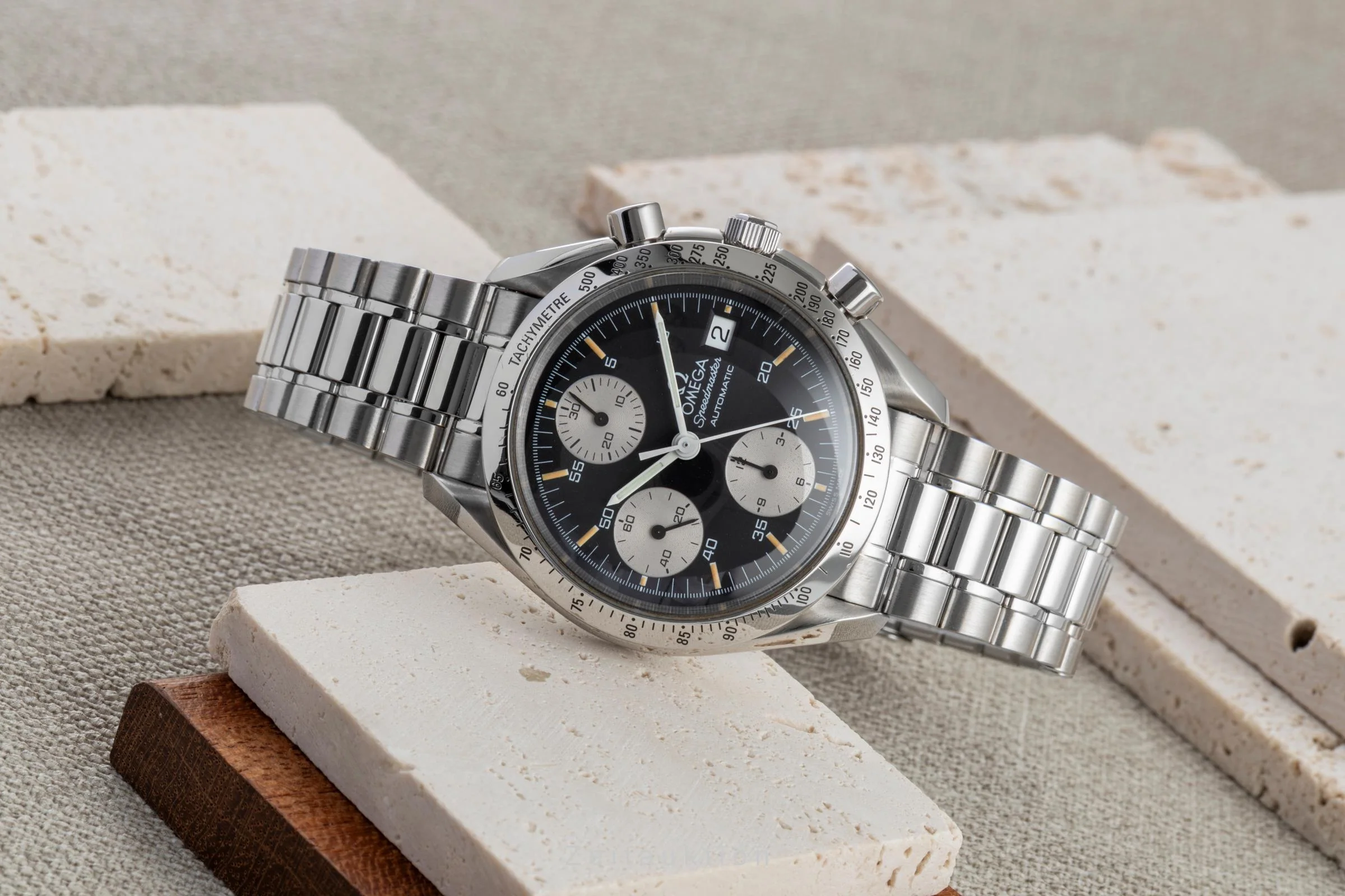 Omega Speedmaster Date chronograph steel automatic men's watch 3511.50.00 LP: 6100EUR  [2506612] - Image 3