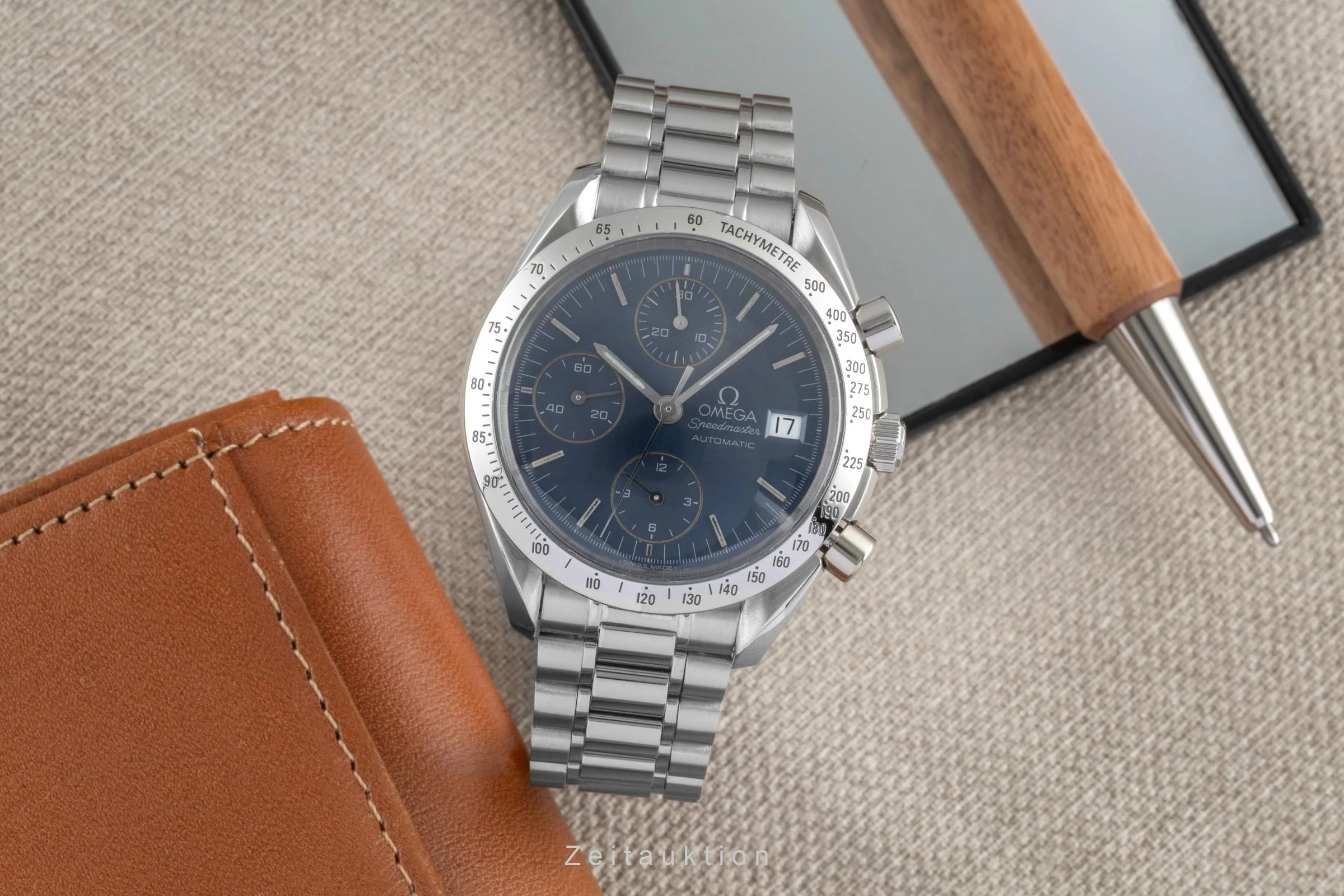 Omega Speedmaster Date chronograph steel automatic men's watch 3511.80.00 LP: 6100EUR  [2502971] - Image 4