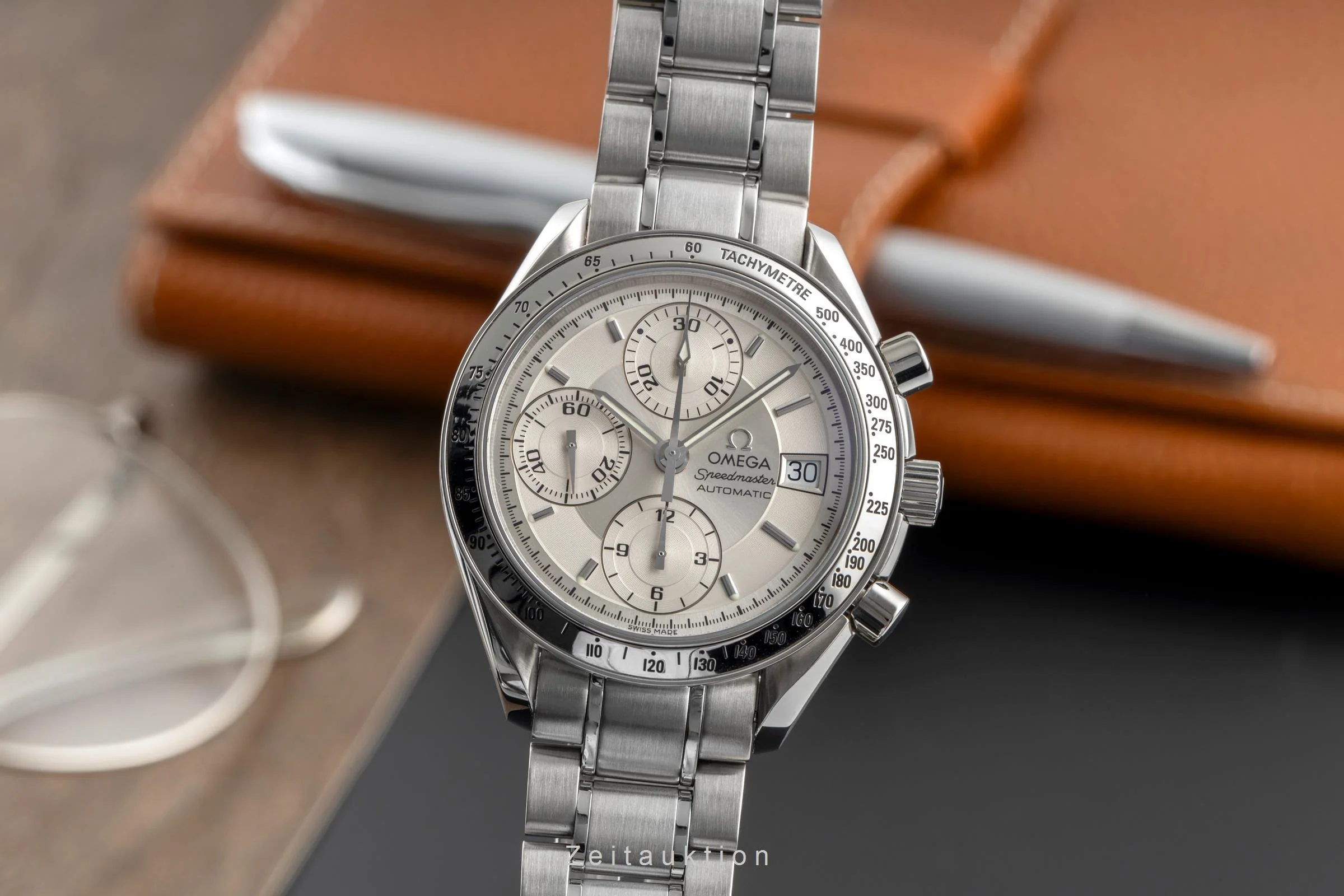 Omega Speedmaster Date chronograph steel automatic men's watch 3513.30.00 LP: 6100EUR  [2503006] - Image 2