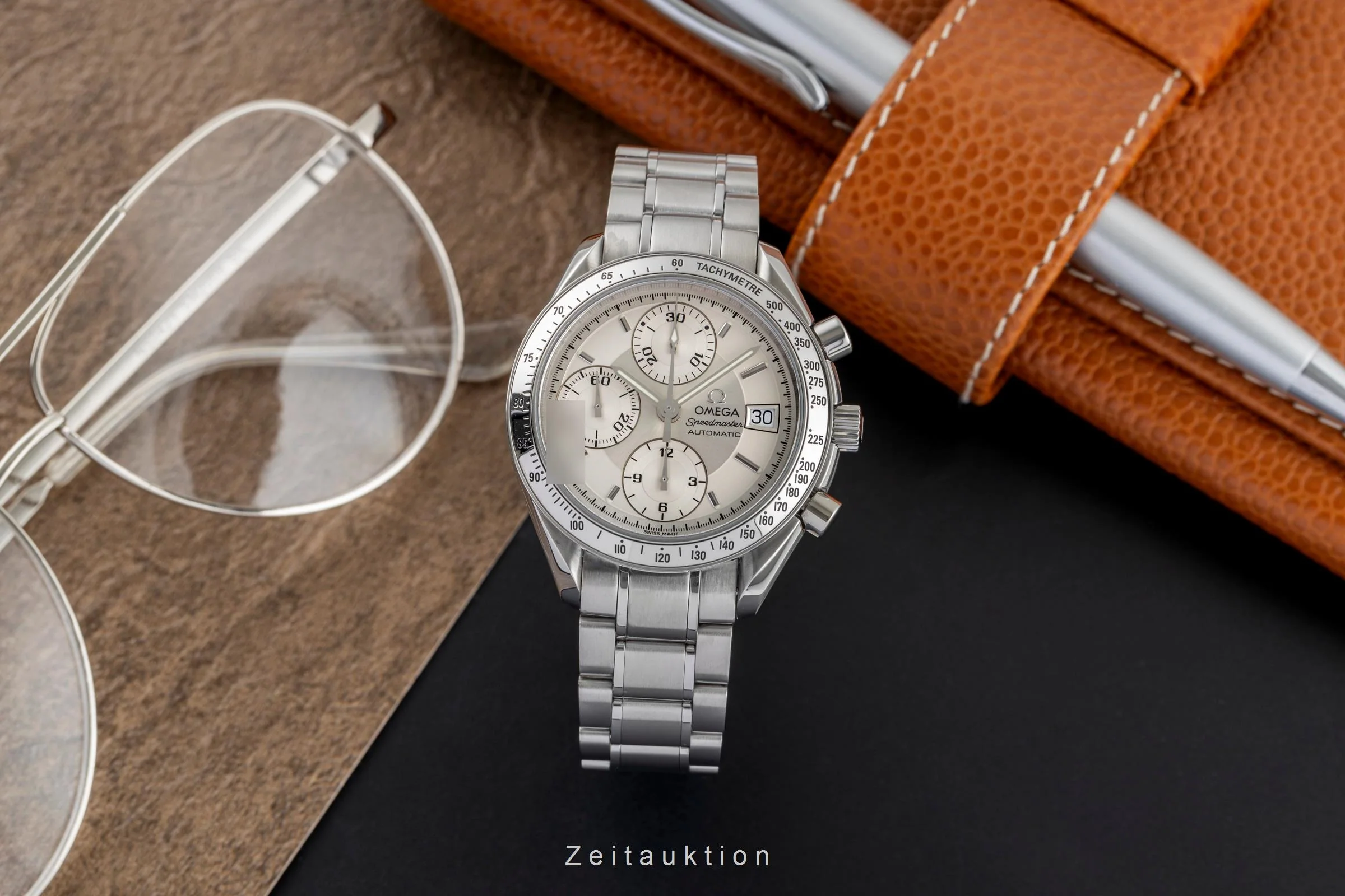 Omega Speedmaster Date chronograph steel automatic men's watch 3513.30.00 LP: 6100EUR  [2503006] - Image 4