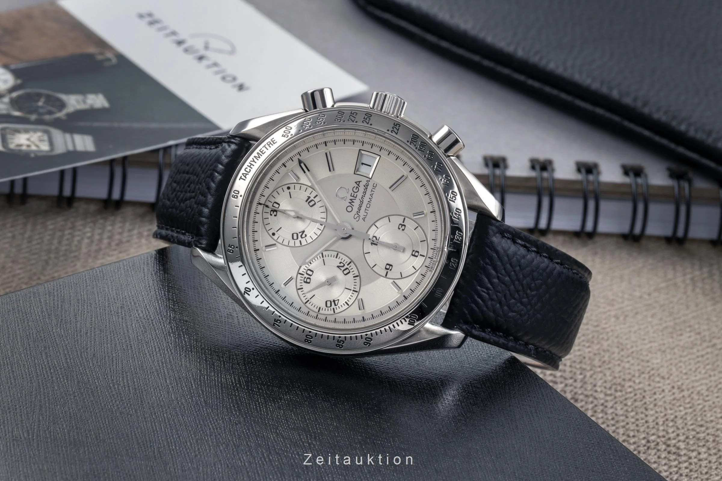 Omega Speedmaster Date chronograph steel automatic men's watch 3513.30.00 LP: 5700EUR  [2503053] - Image 3