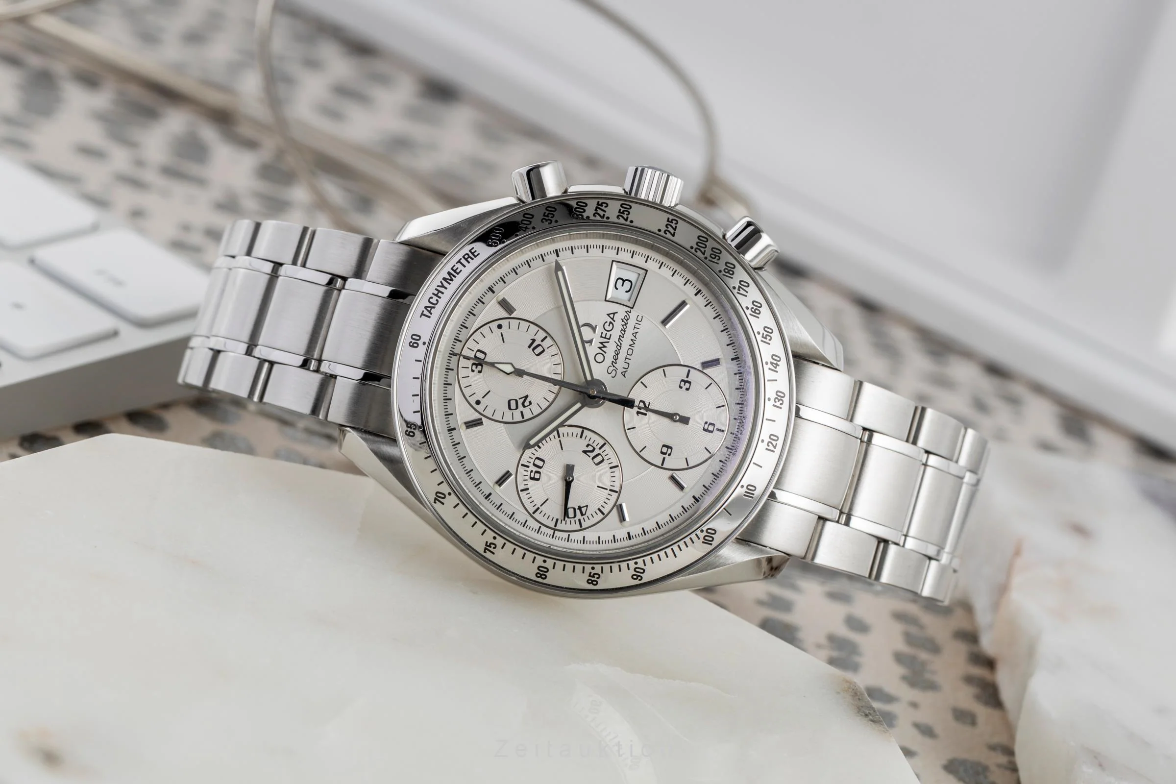 Omega Speedmaster Date chronograph steel automatic men's watch 3513.30.00  [2504252] - Image 3