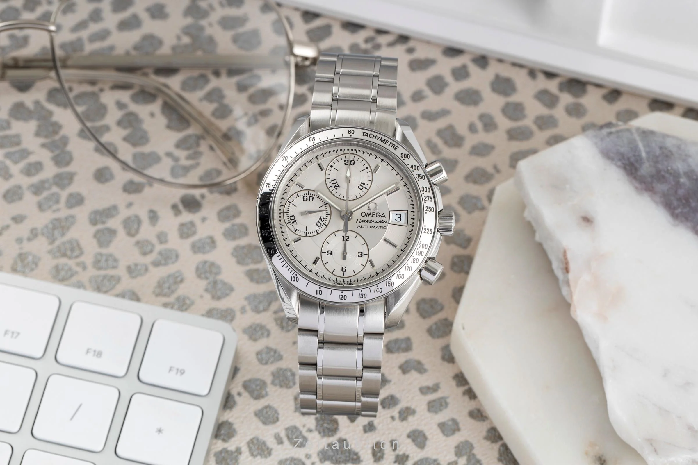 Omega Speedmaster Date chronograph steel automatic men's watch 3513.30.00  [2504252] - Image 4