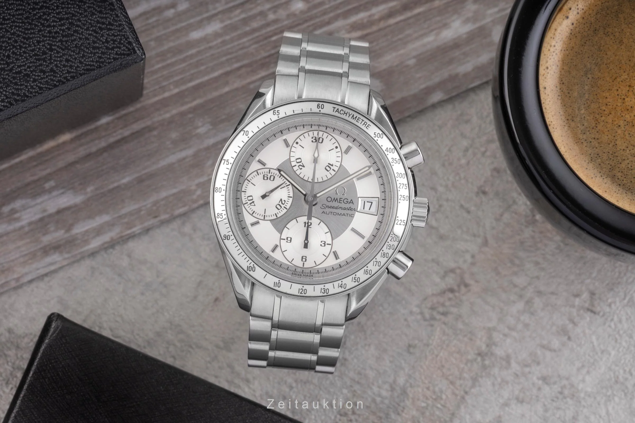 Omega Speedmaster Date chronograph steel automatic men's watch 3513.30.00 LP: 6100EUR  [2504278] - Image 4
