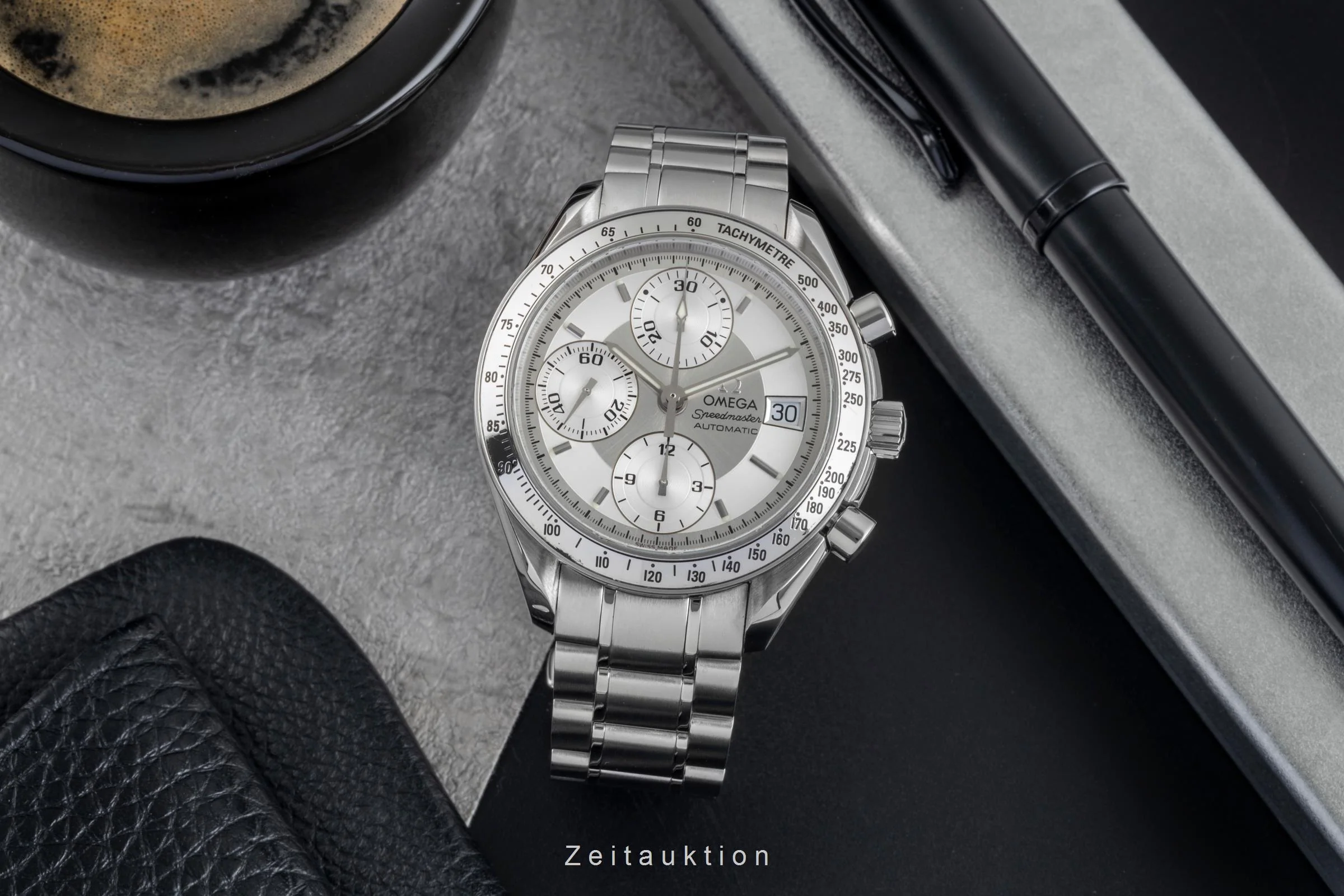 Omega Speedmaster Date chronograph steel automatic men's watch 3513.30.00  [2506956] - Image 4