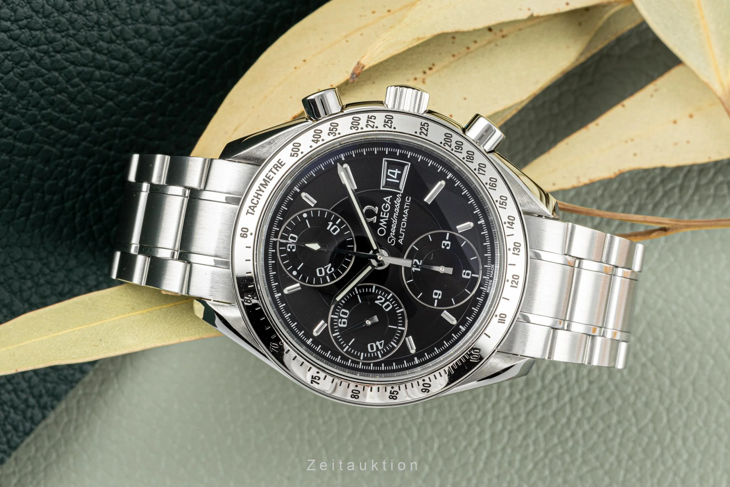 Omega Speedmaster Date chronograph steel automatic men's watch 3513.50.00, 175.0083  [2204182] - Image 2