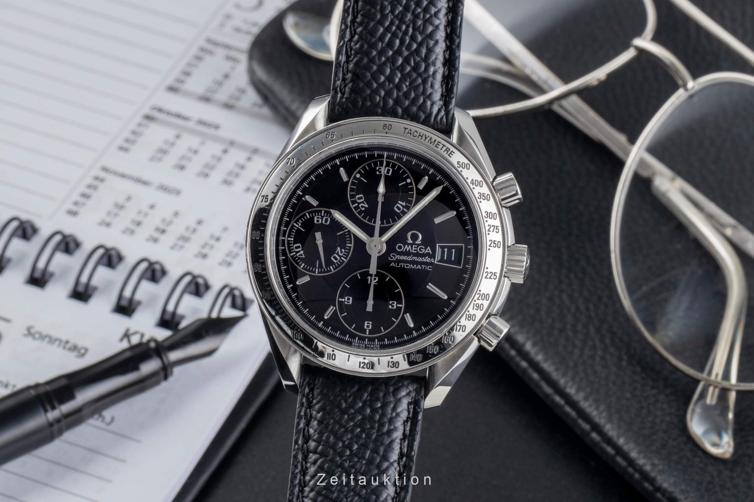 Omega Speedmaster Date chronograph steel automatic men's watch 3513.50.00 LP: 5700EUR  [2501580] - Image 2