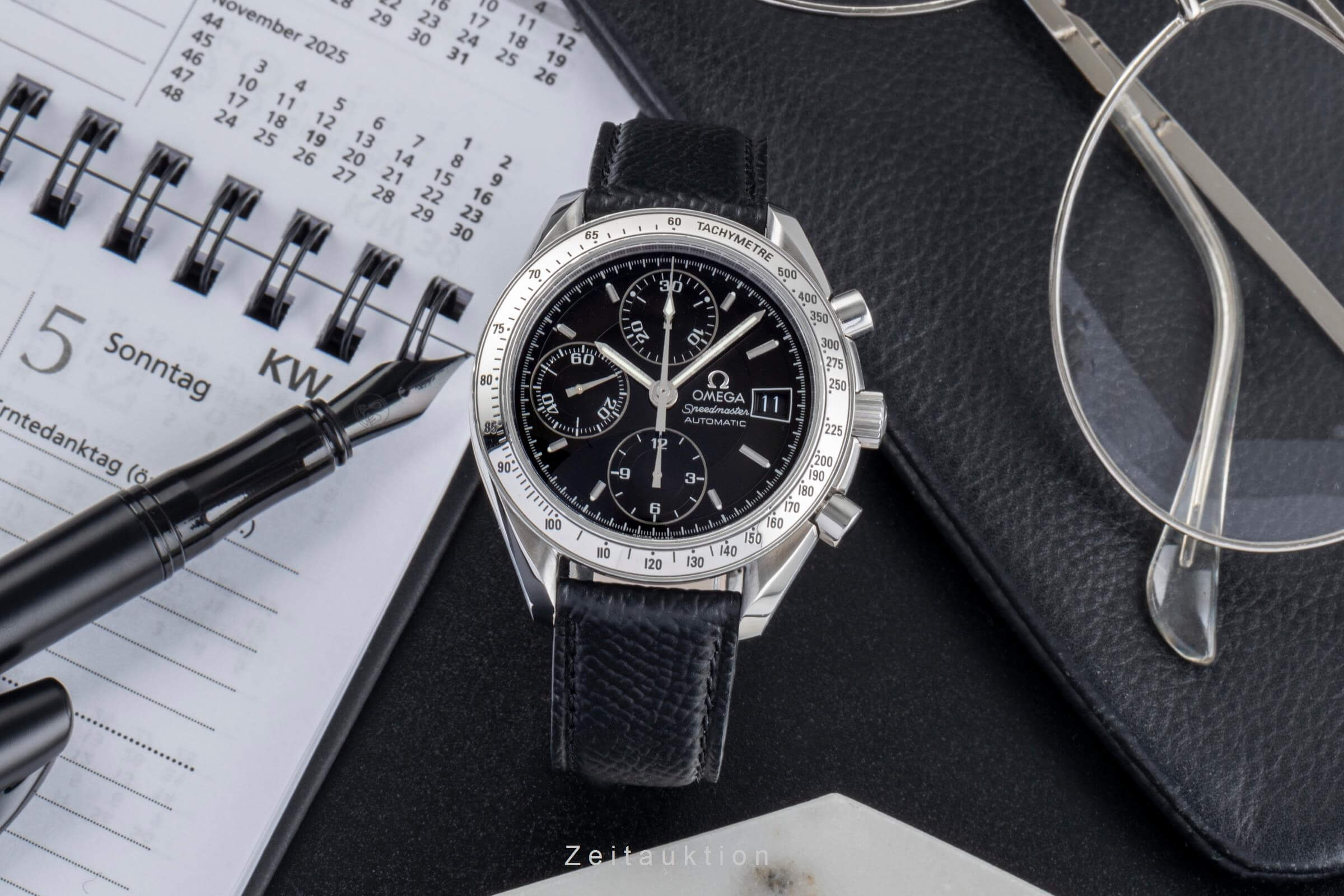 Omega Speedmaster Date chronograph steel automatic men's watch 3513.50.00 LP: 5700EUR  [2501580] - Image 4