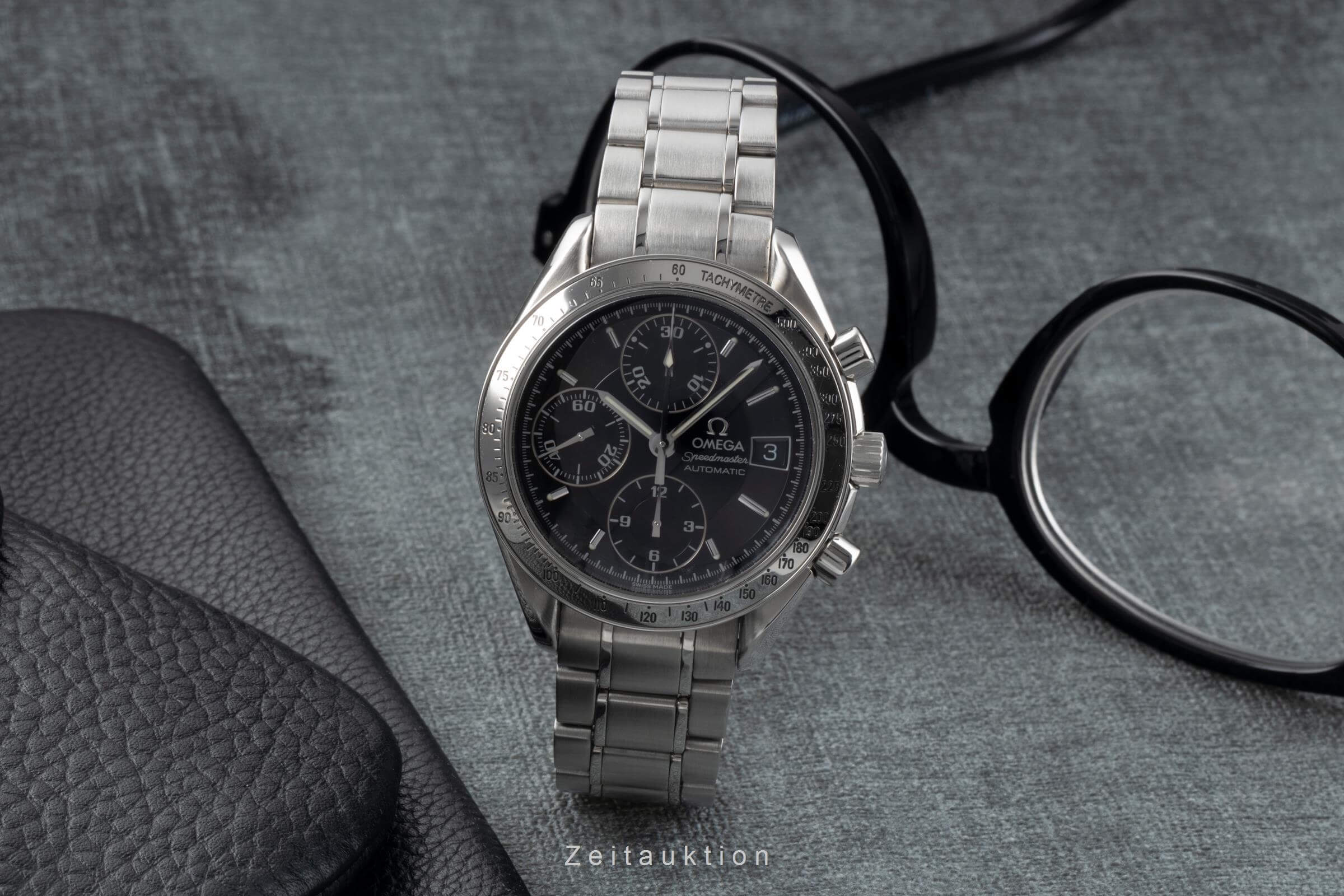 Omega Speedmaster Date chronograph steel automatic men's watch 3513.50.00 LP: 6100EUR  [2501751] - Image 4