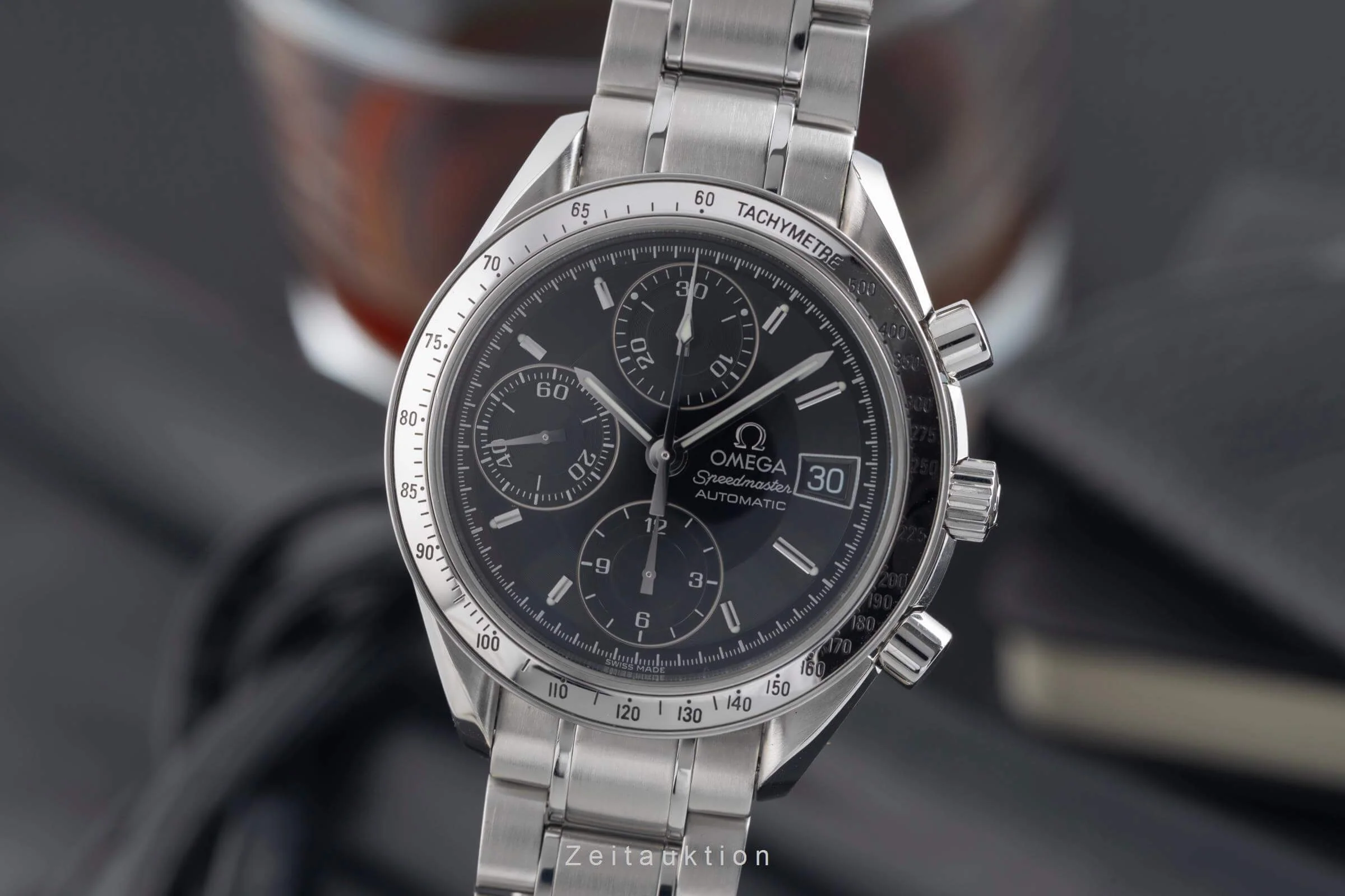 Omega Speedmaster Date chronograph steel automatic men's watch 3513.50.00 LP: 6100EUR  [2501999] - Image 2